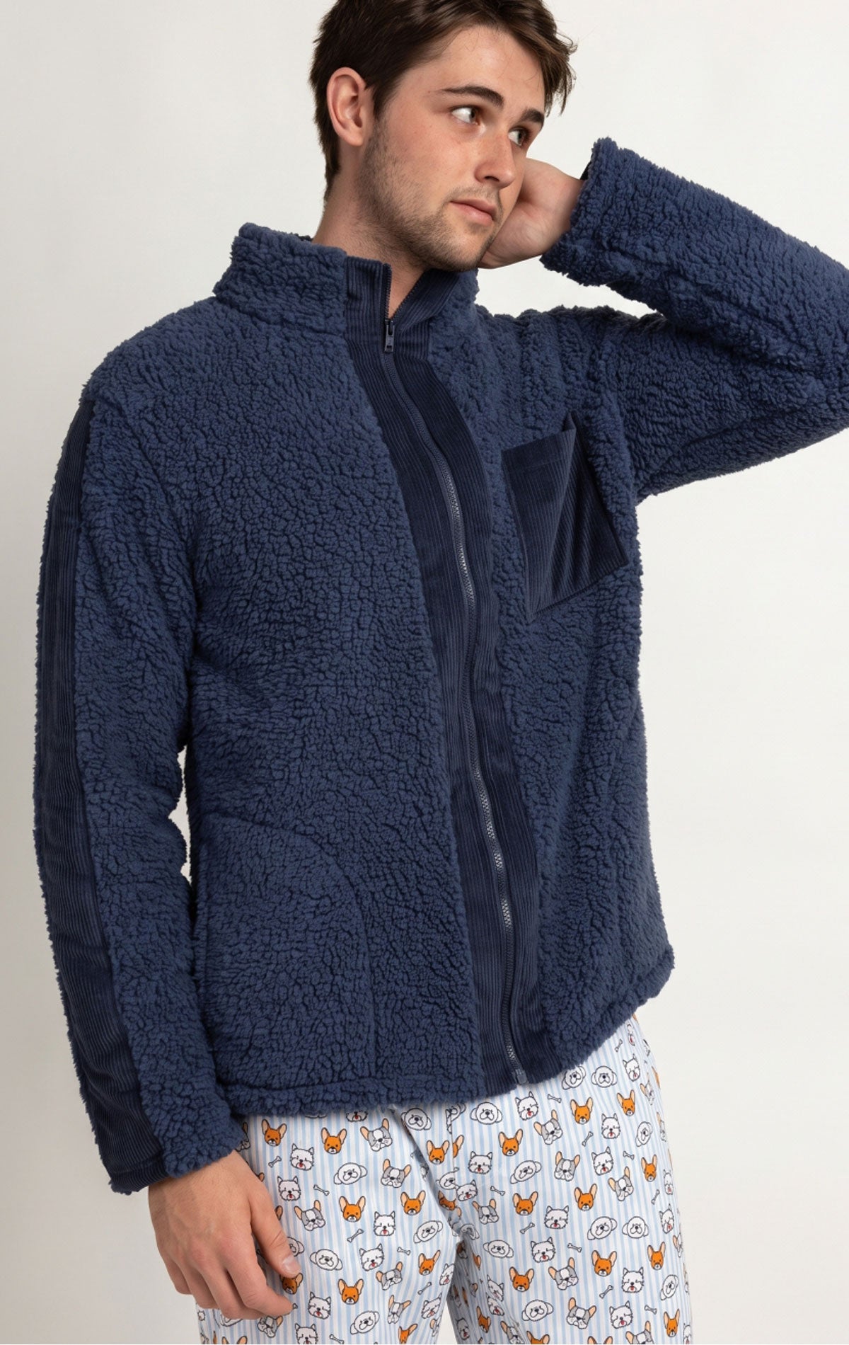 Vestaglia con zip Uomo 67428 Admas