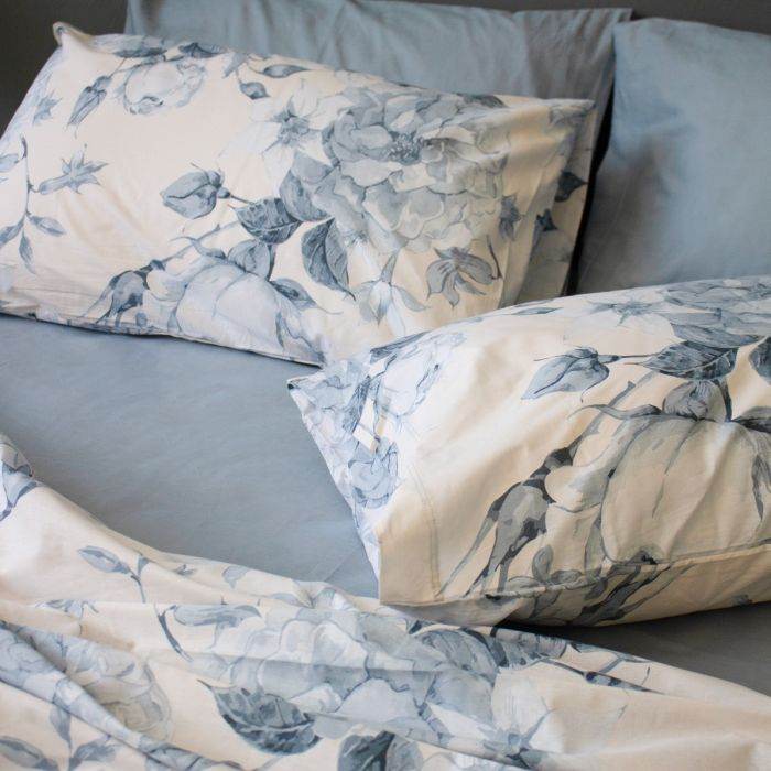 Lenzuola Stampato Biancheria Valencia Cpl Maestri Cotonieri - evabiancheria