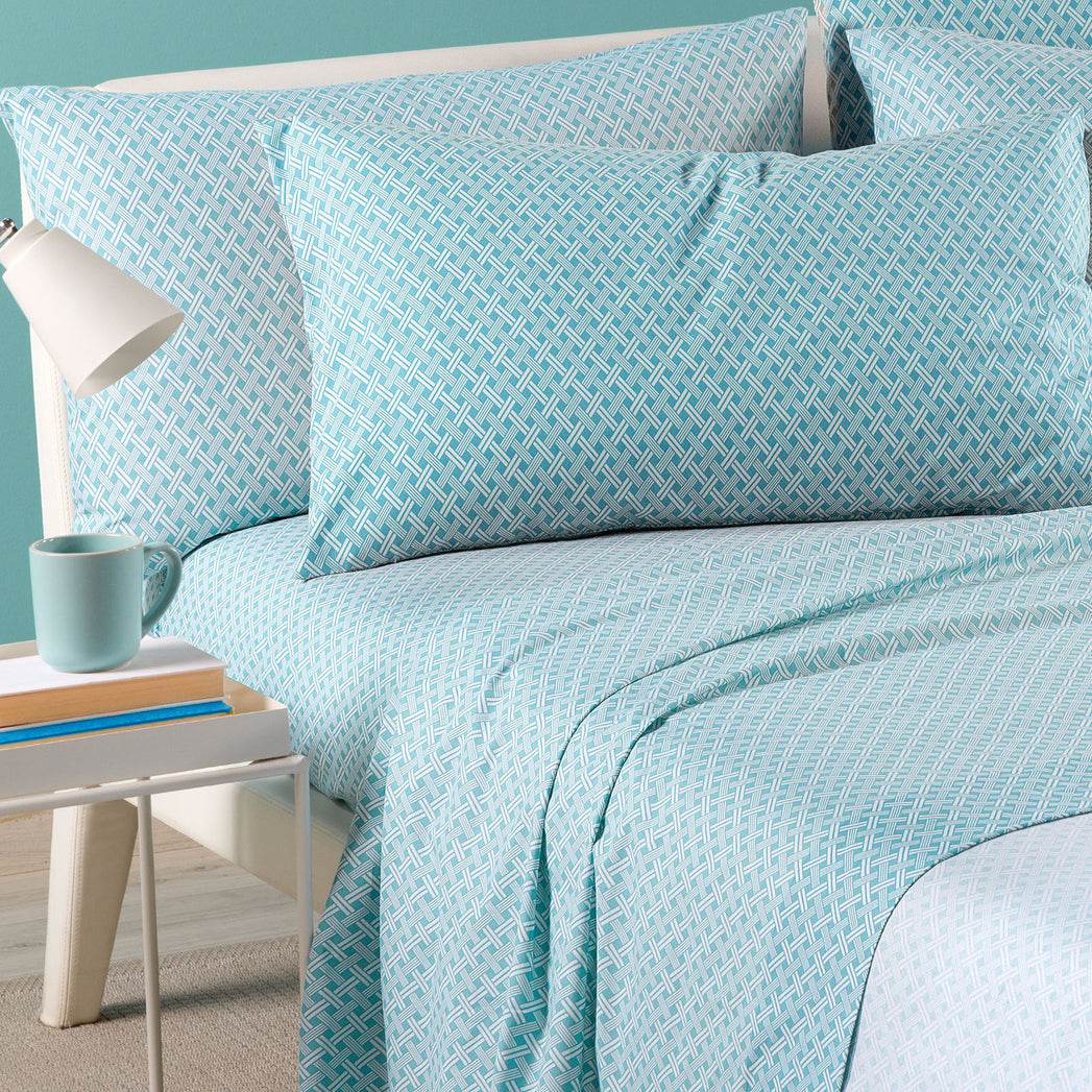 Lenzuola Stampato Biancheria Millerighe cpl Caleffi - evabiancheria