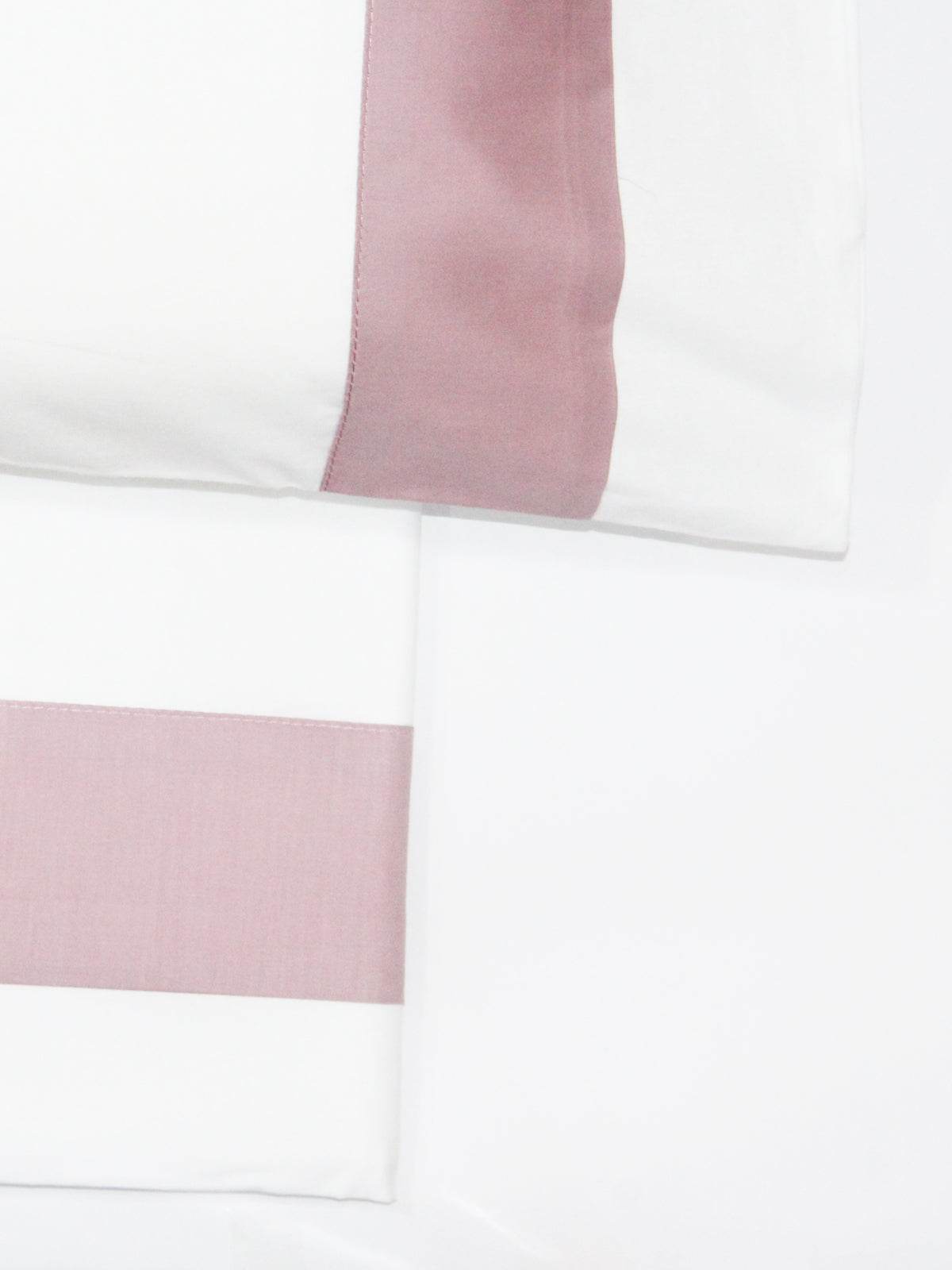 Lenzuola Bicolore Biancheria Time cpl Rebecca Home - evabiancheria