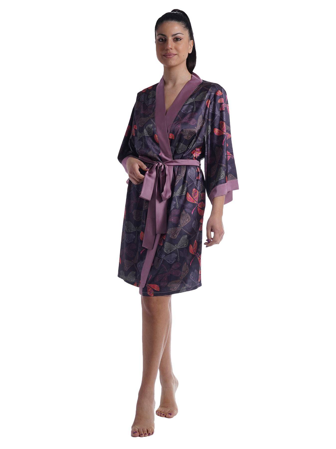 Kimono corto Donna Dragonfly Kimono Endorfinella - evabiancheria