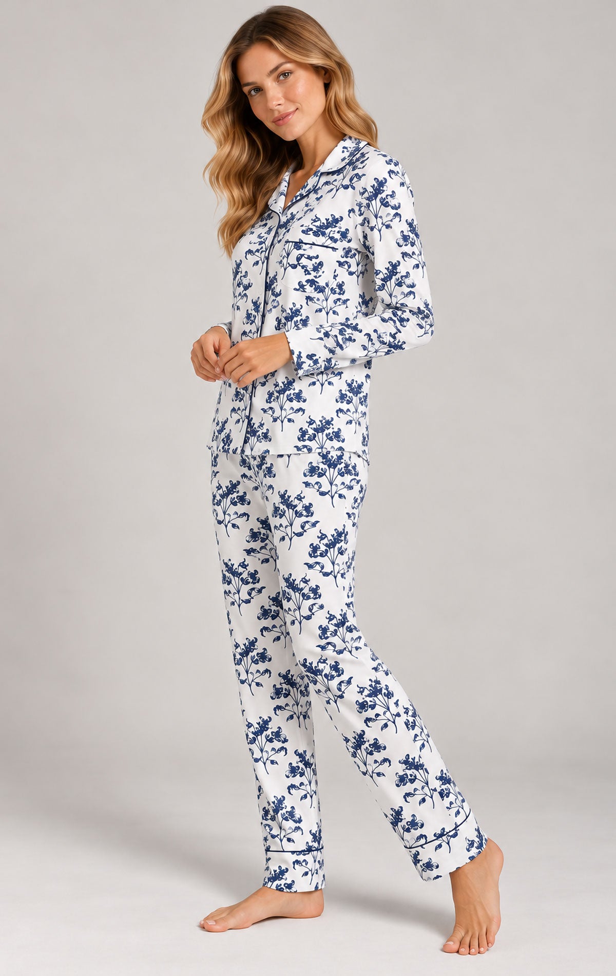 Pigiama Aperto Donna 6P86023 B MaryHome