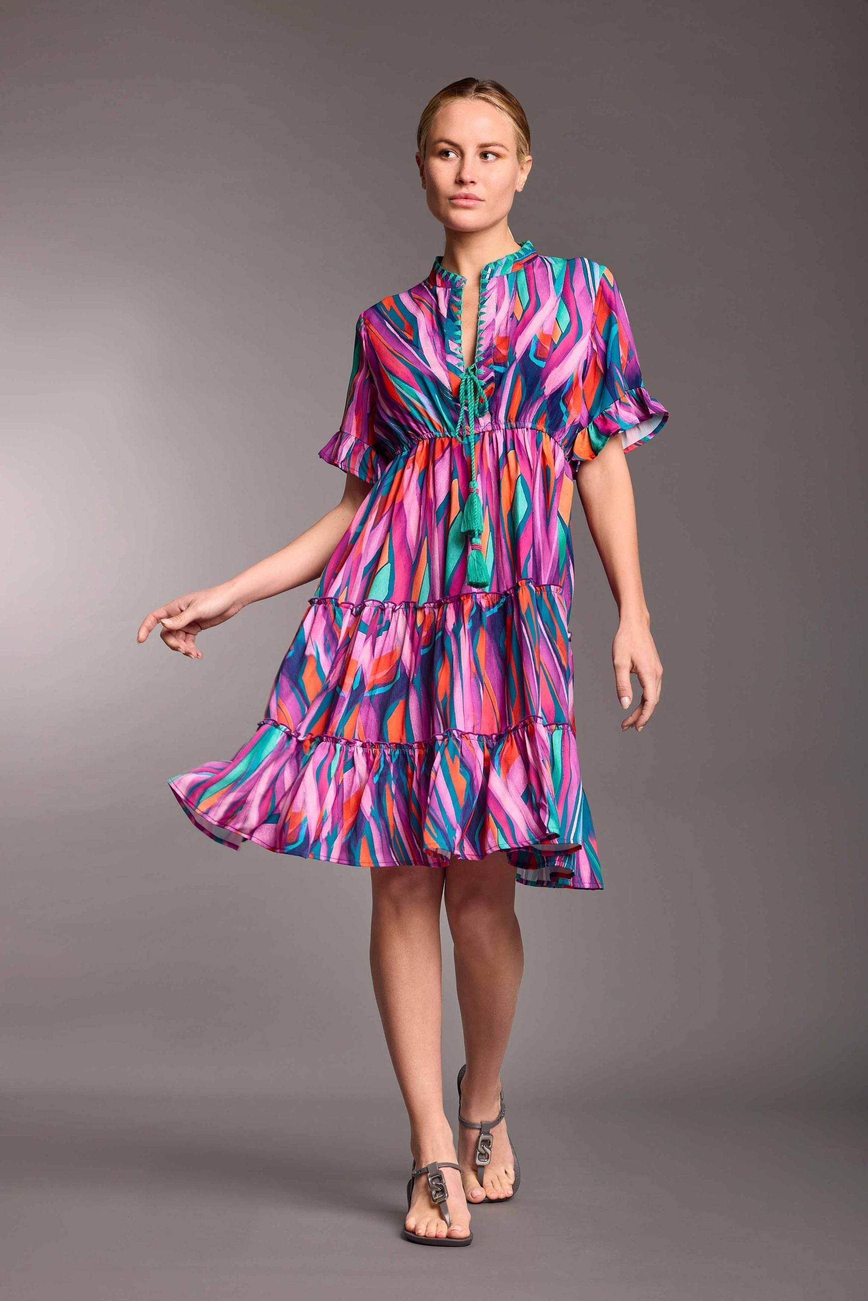 Abito Lungo Donna VI25-080 Vacanze Italiane - evabiancheria