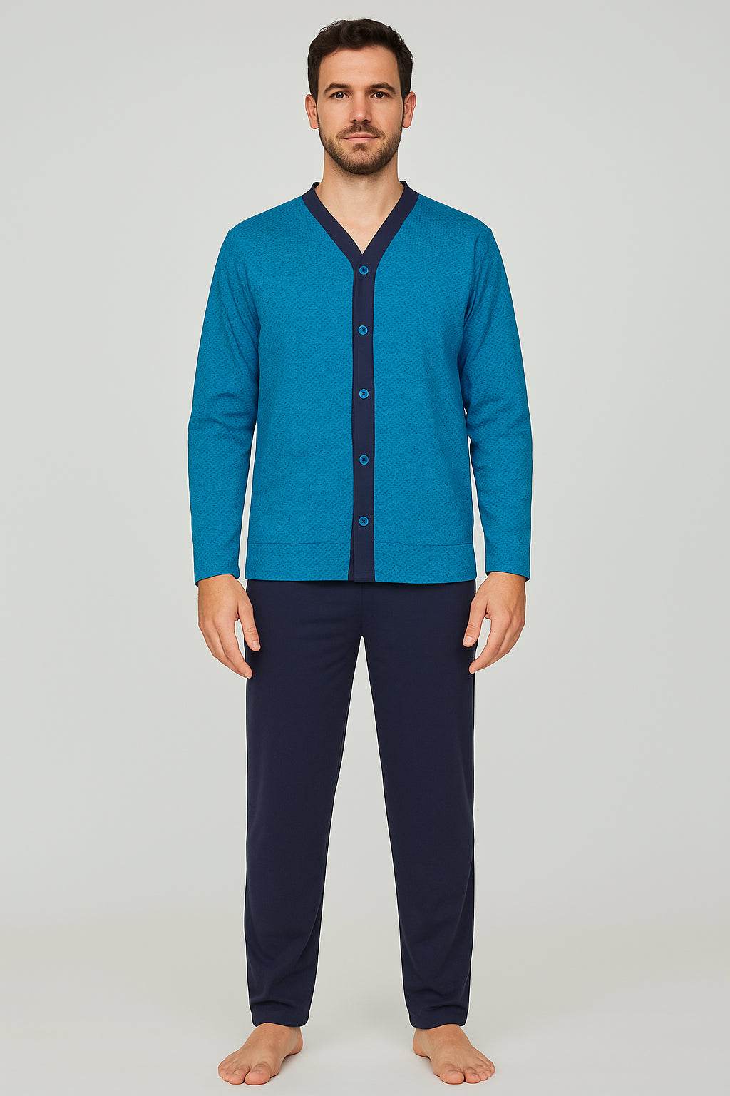 Pigiama Aperto Uomo Firenze 4903 Ferrucci - evabiancheria