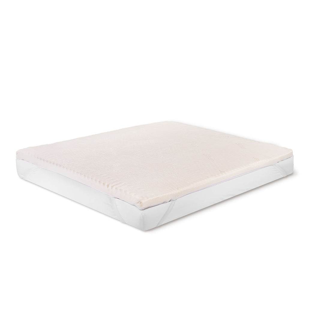 Topper Tinta Unita Biancheria Memory Topper Caleffi - evabiancheria