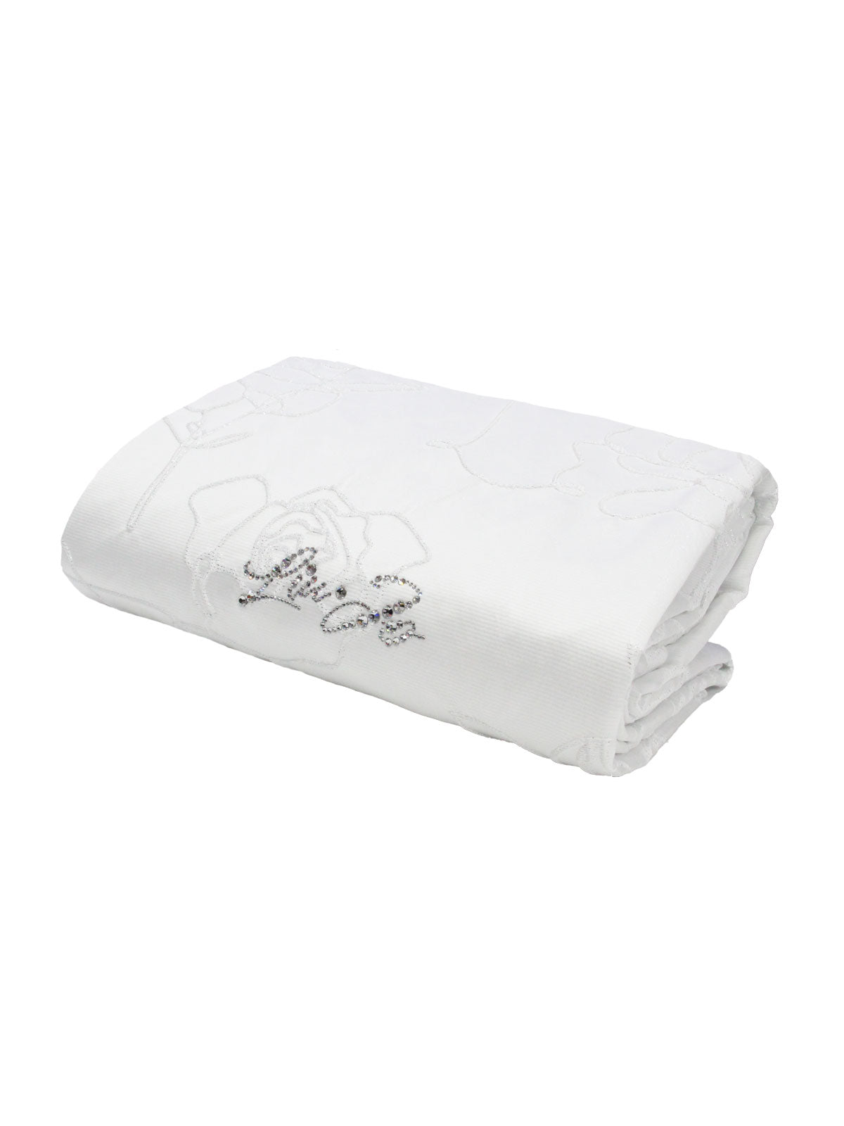 Copriletto jacquard Biancheria Rose LJ LL2988 Liu Jo Home