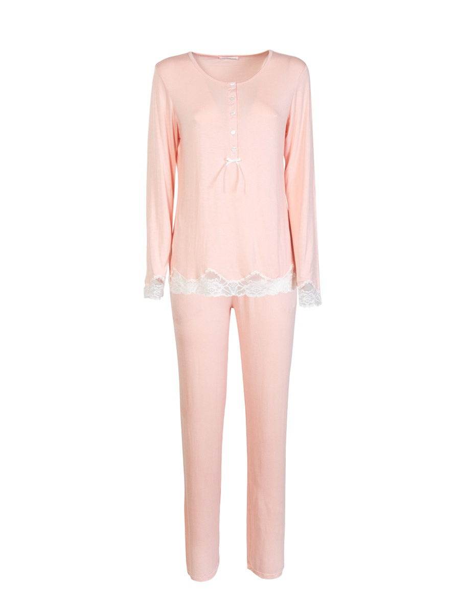 Pigiama Serafino Donna FR11 Verdissima - evabiancheria