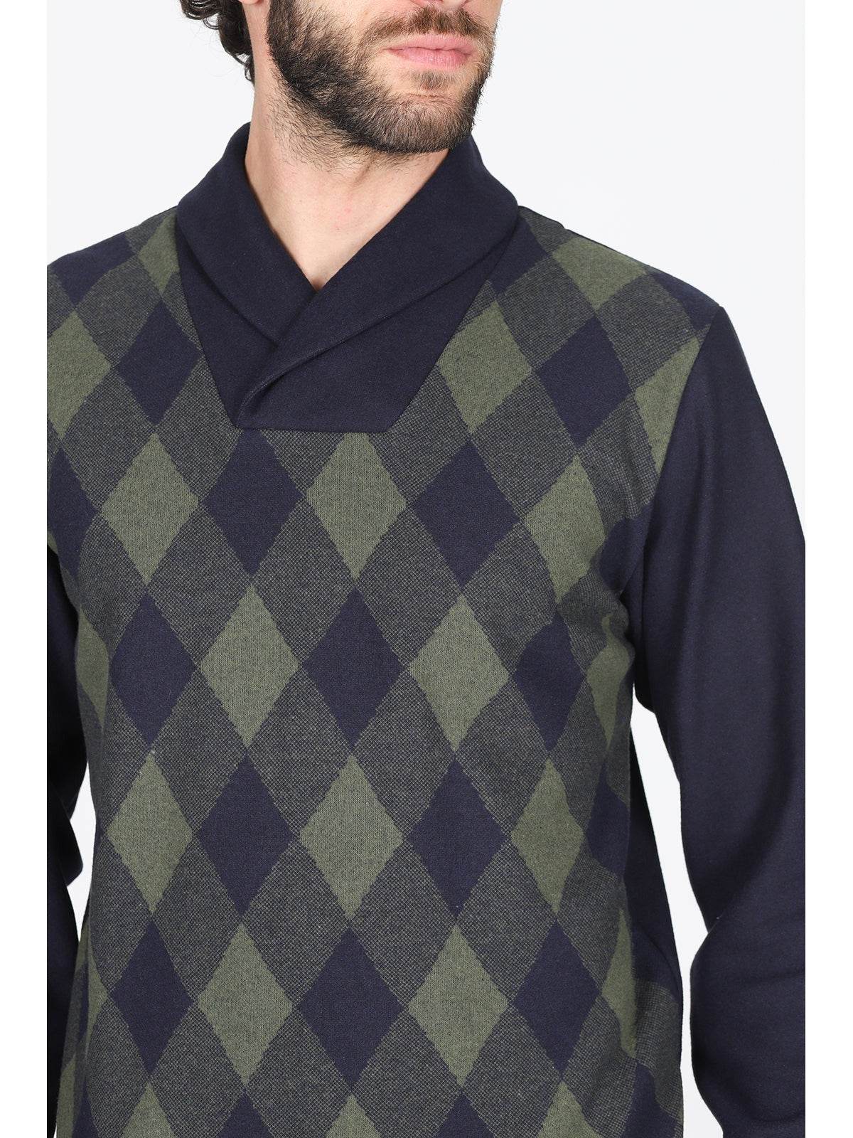 Pigiama collo a scialle Uomo Ghemme Jal252 Julipet - evabiancheria