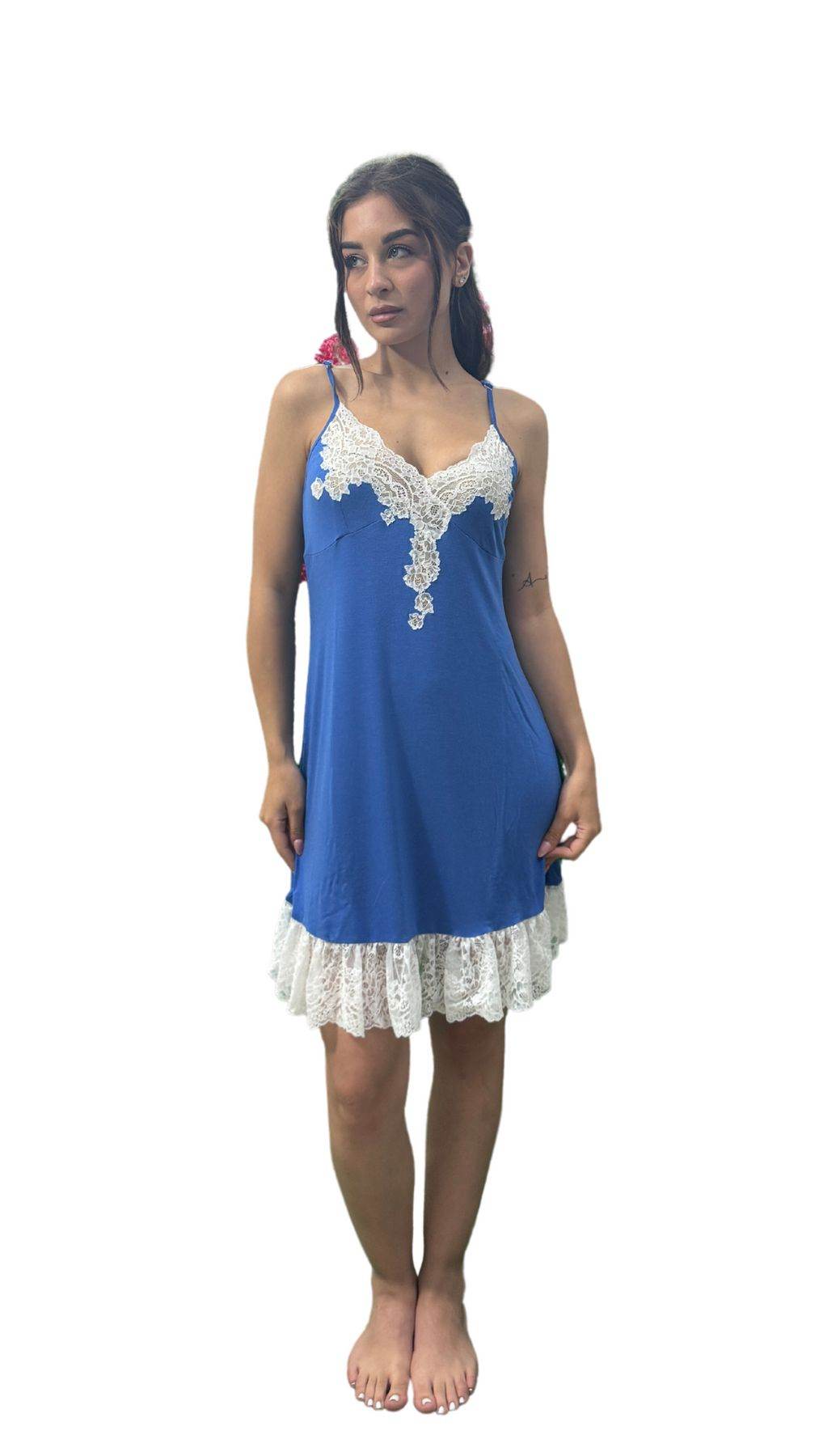 Camicia Bretellina Donna 6475 Clara Rossi Firenze - evabiancheria