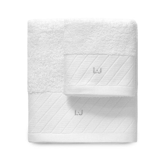Asciugamani Coppia 1+1 Biancheria Diagonal LB788B Liu Jo Home - evabiancheria
