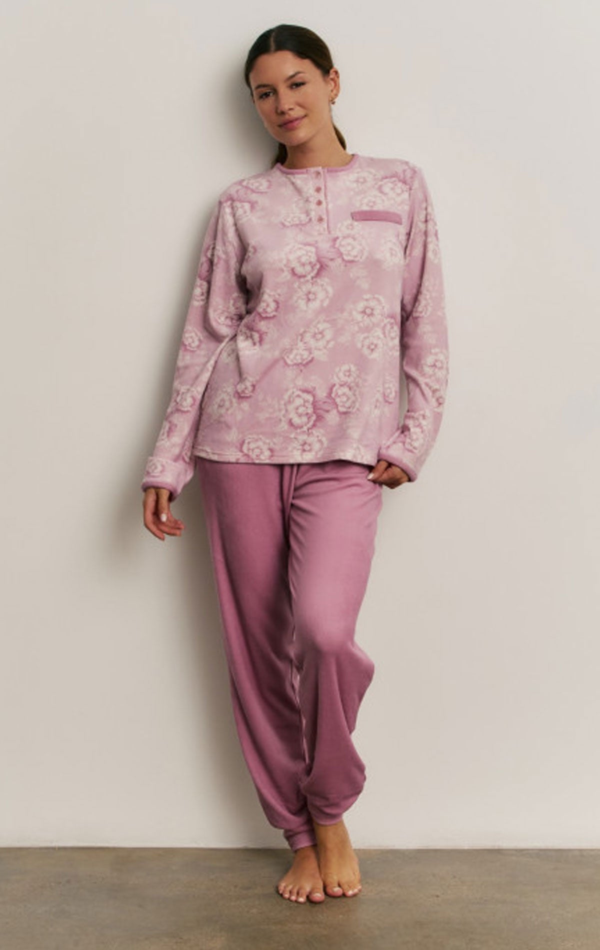 Pigiama Manica lunga Donna N22092 Promise