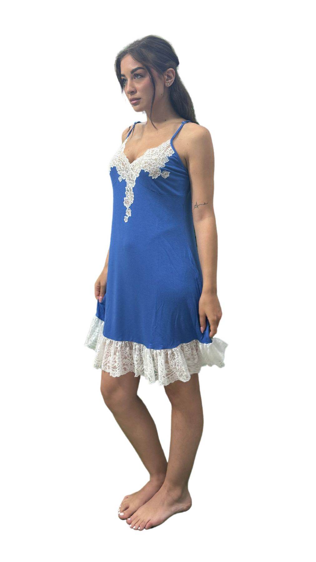 Camicia Bretellina Donna 6475 Clara Rossi Firenze - evabiancheria