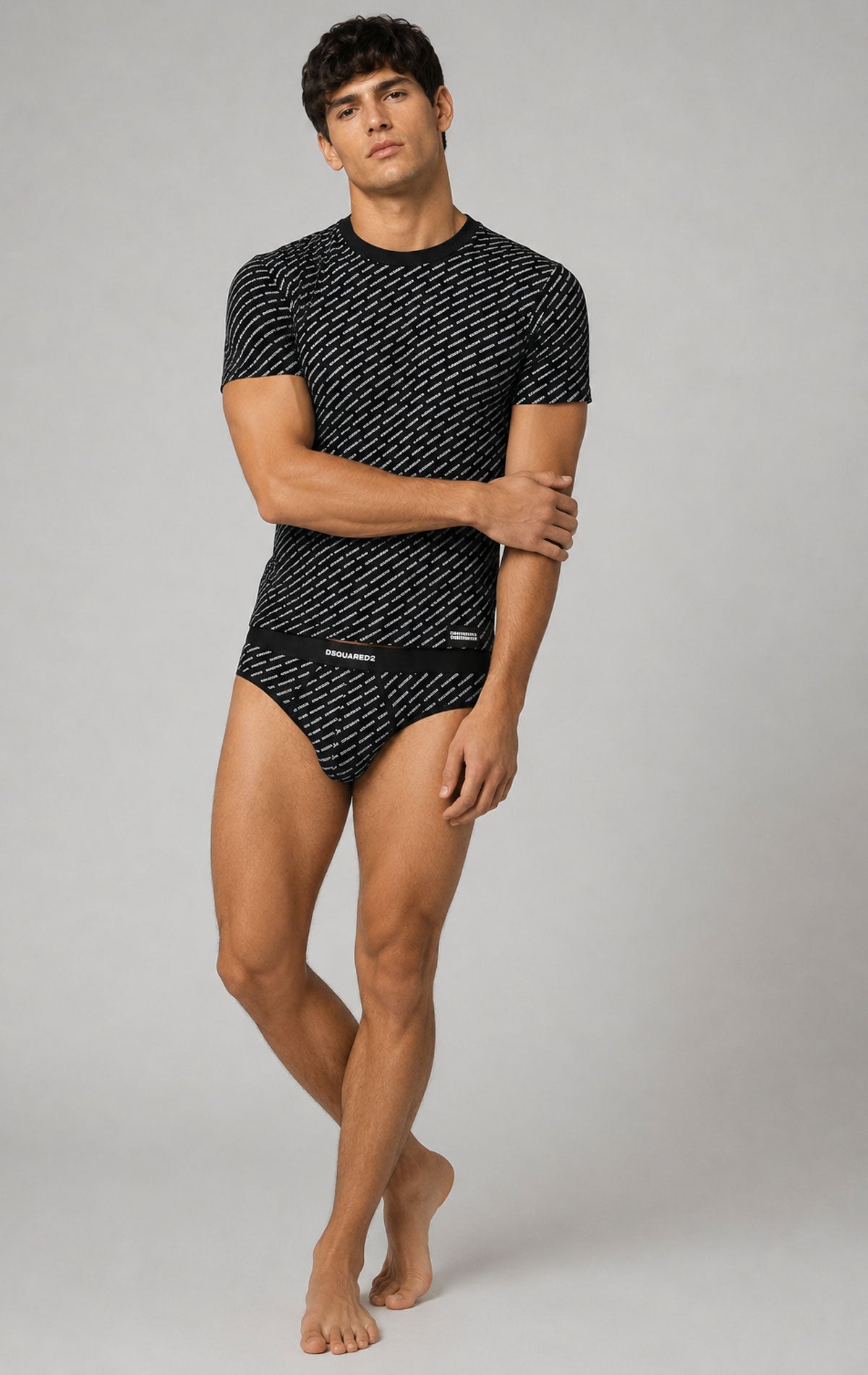 completo  intimo slip+ T-shirt Uomo D9H136390 Dsquared2