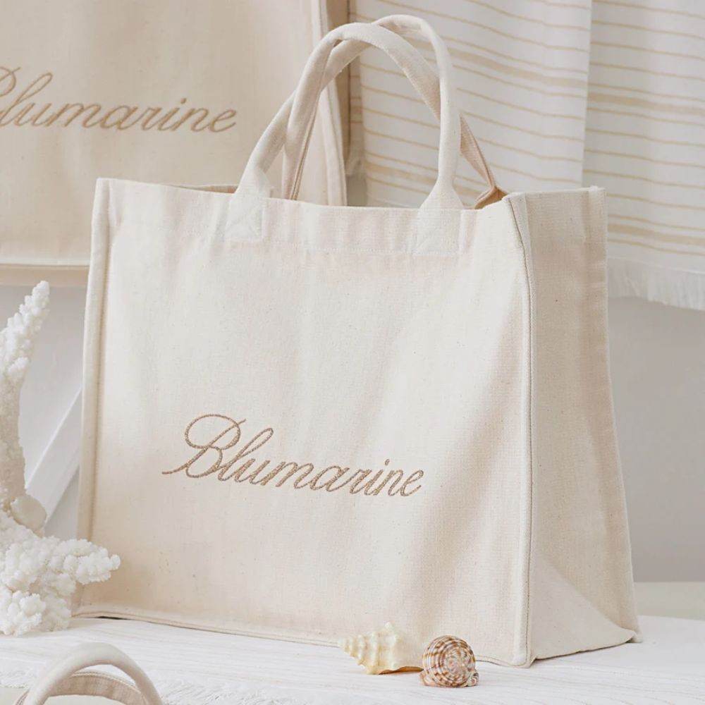 Borsa Mare 44x35x16 Donna Gabardine Blumarine Home - evabiancheria