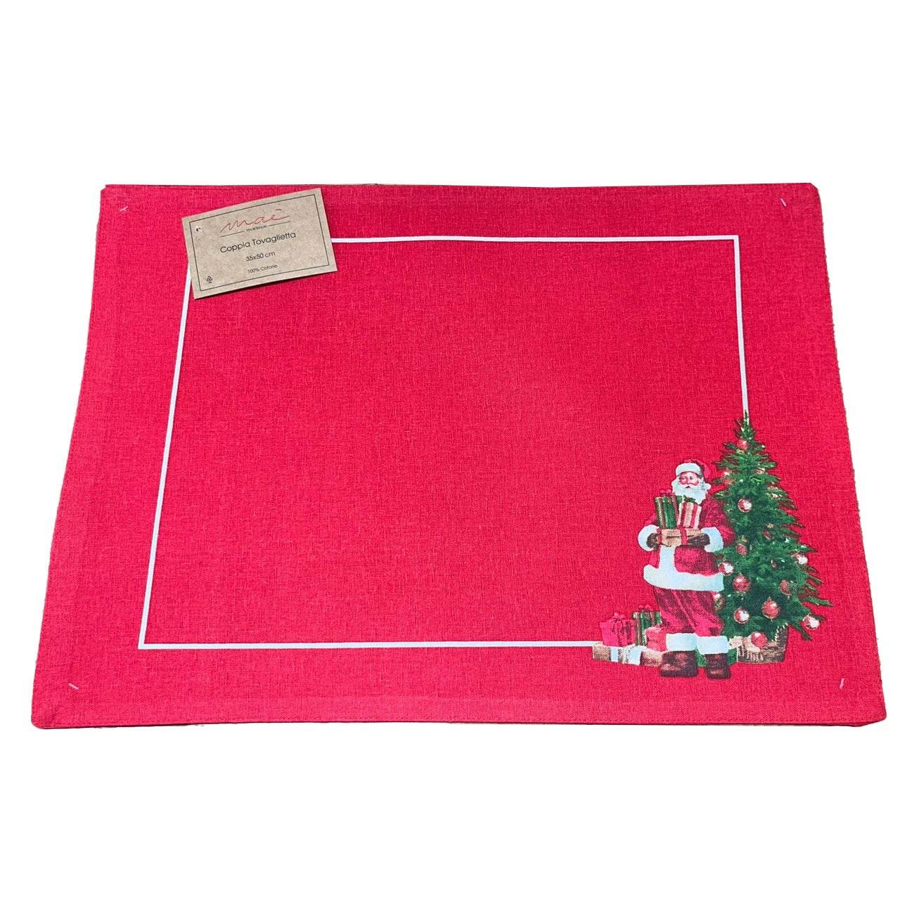 Set americano Biancheria Xmas Babbo set Mae - evabiancheria