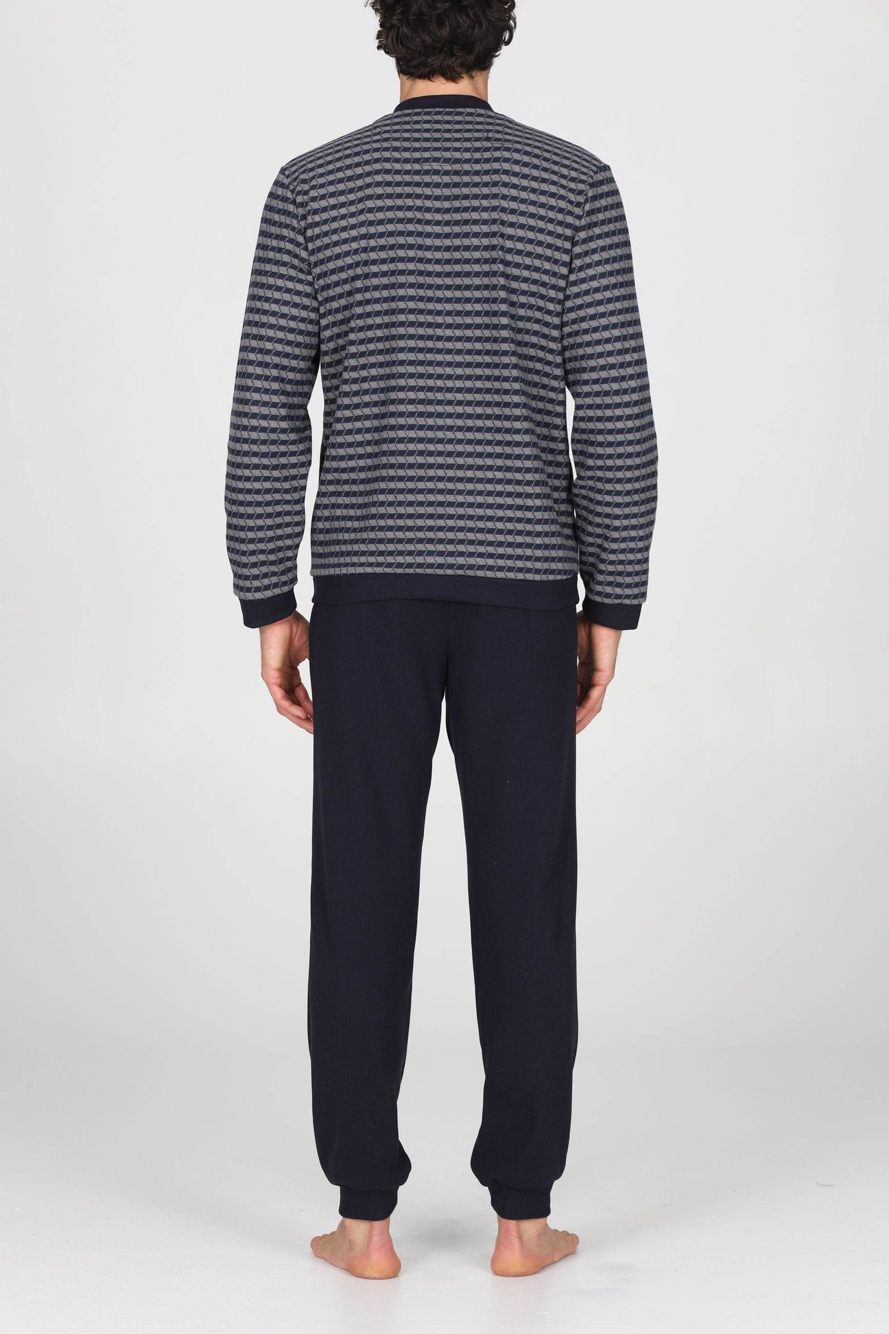 Pigiama Serafino Uomo Novara JAL443 Julipet - evabiancheria