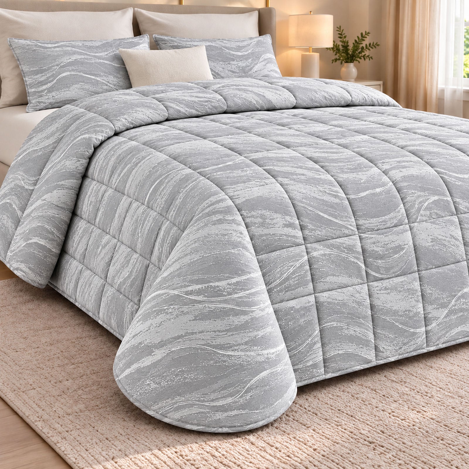 Trapunta jacquard Biancheria Fabrizia UG1732 Eva Home
