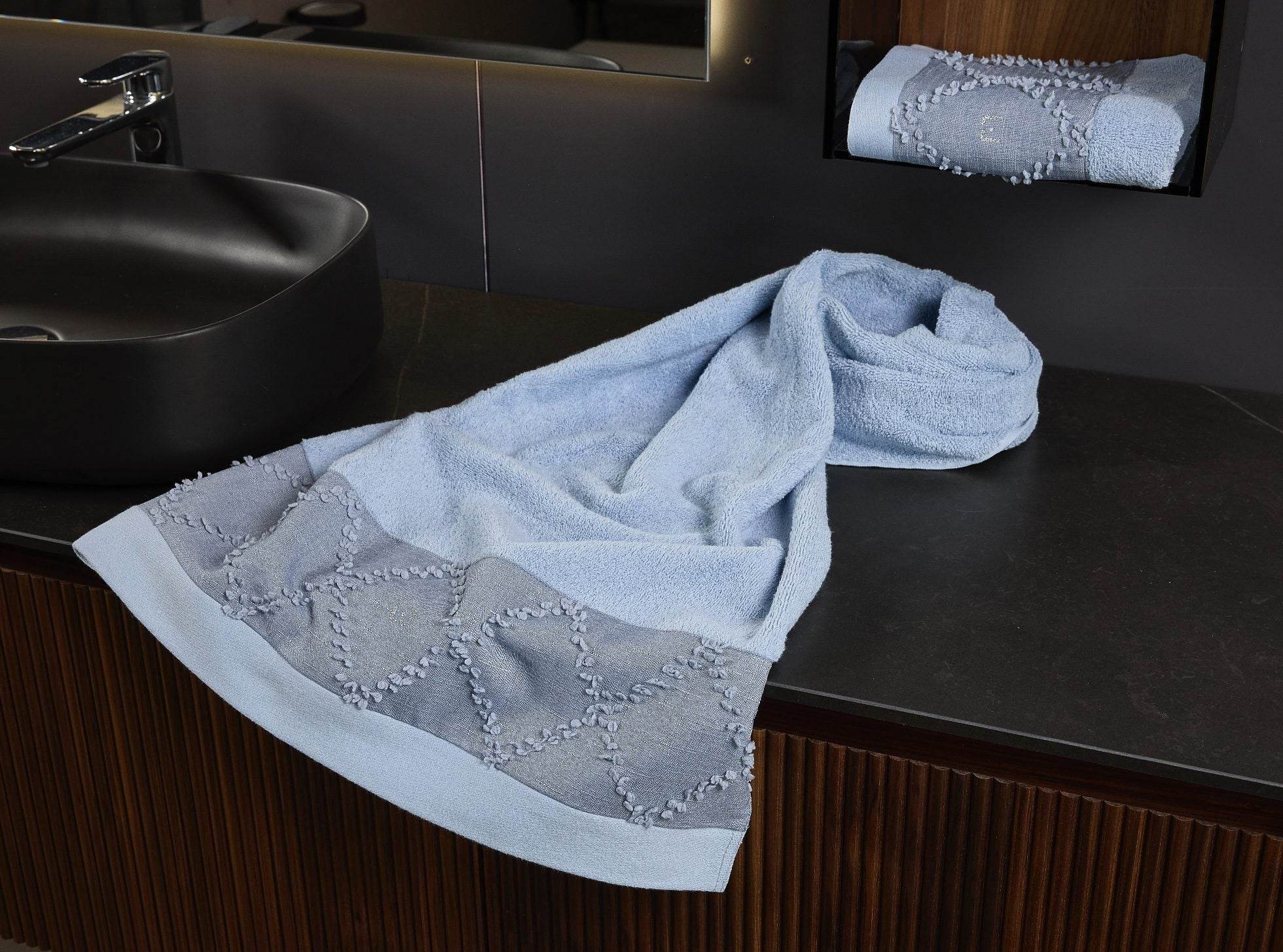 Asciugamani Coppia 1+1 Biancheria Box LB0054 Liu Jo Home - evabiancheria