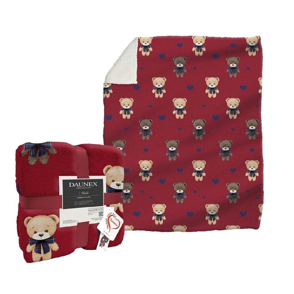 Plaid 130x160 Biancheria Orsacchiotti Plaid Daunex - evabiancheria