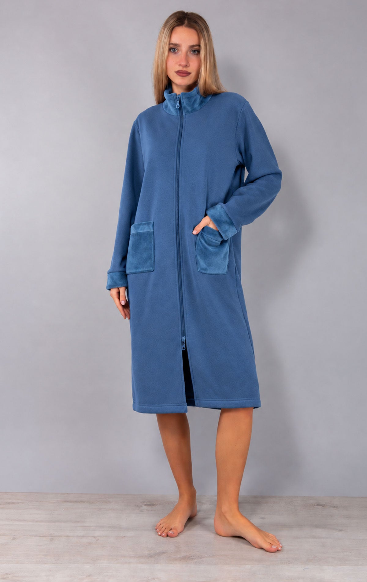 Vestaglia con zip Donna FP72 Verdissima
