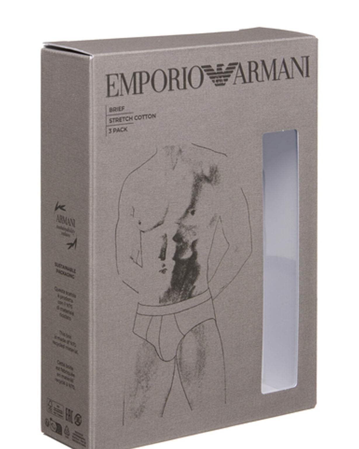Boxer 3-pack Uomo AF10800 EM000260 Emporio Armani - evabiancheria
