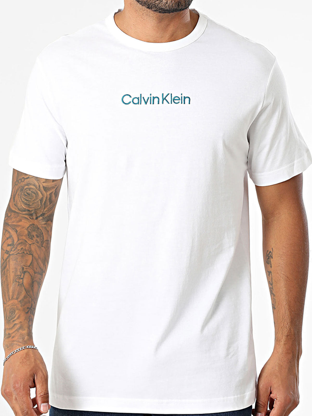 T-shirt Giro collo Uomo NM2748E Calvin Klein