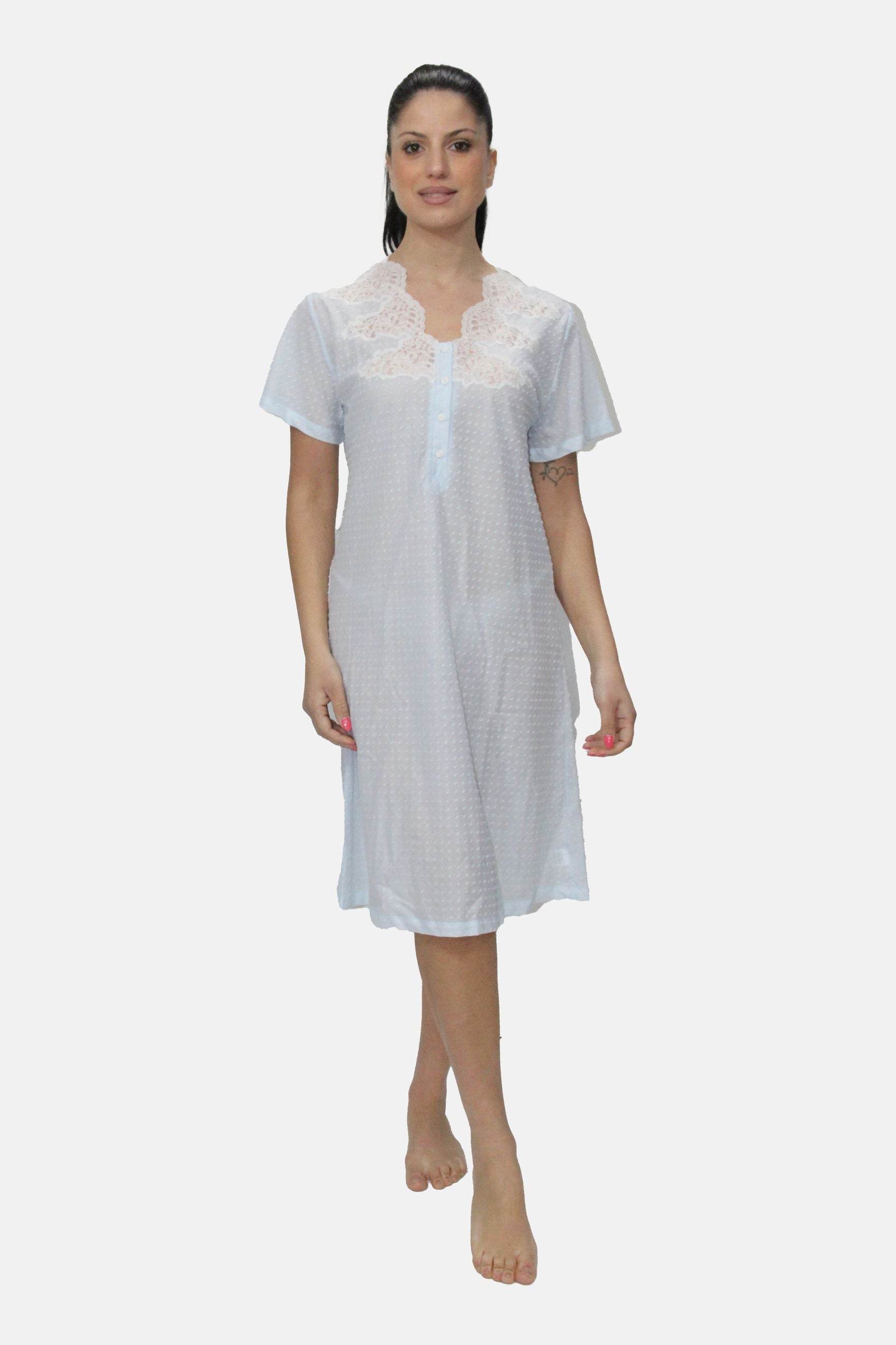 Camicia Manica corta Donna 6169 Clara Rossi Firenze - evabiancheria