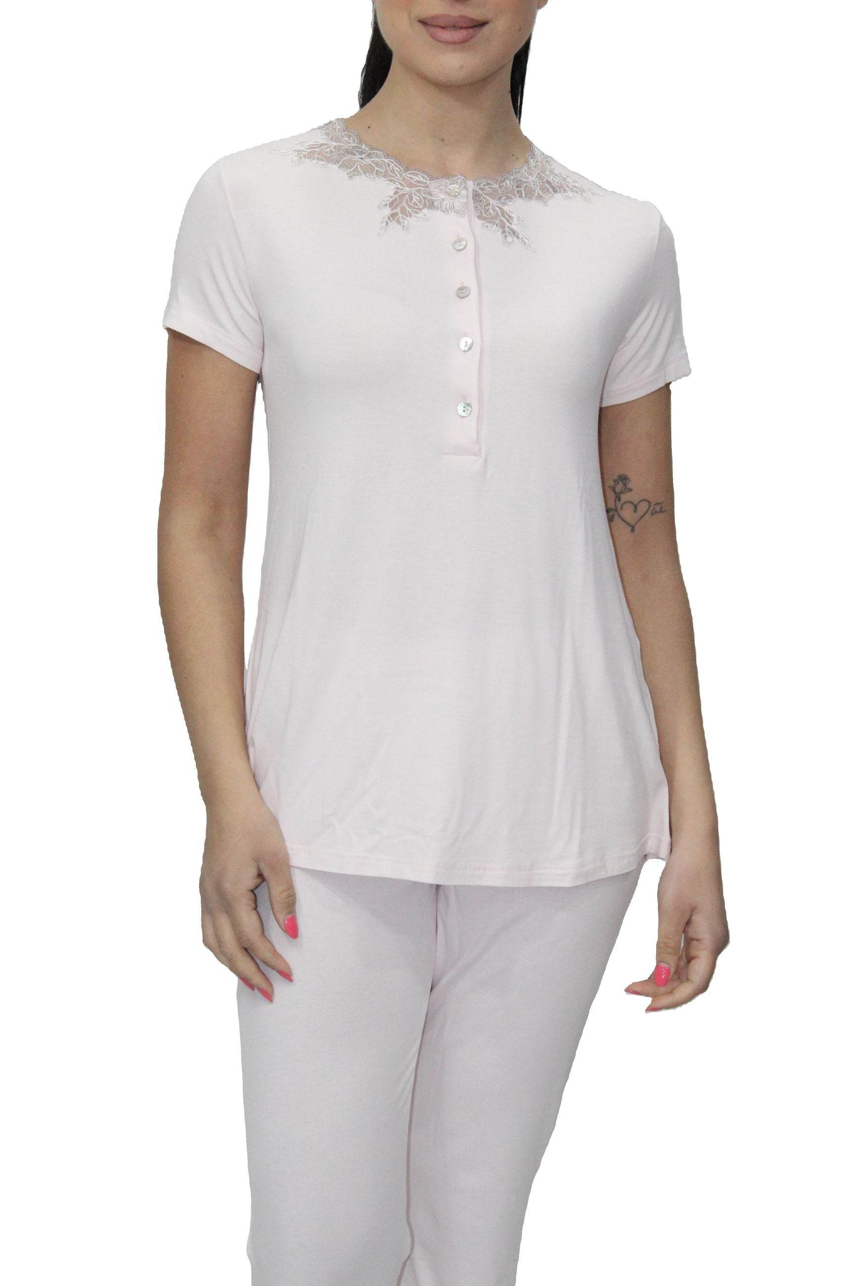 Pigiama corto Donna E2408 Fida - evabiancheria