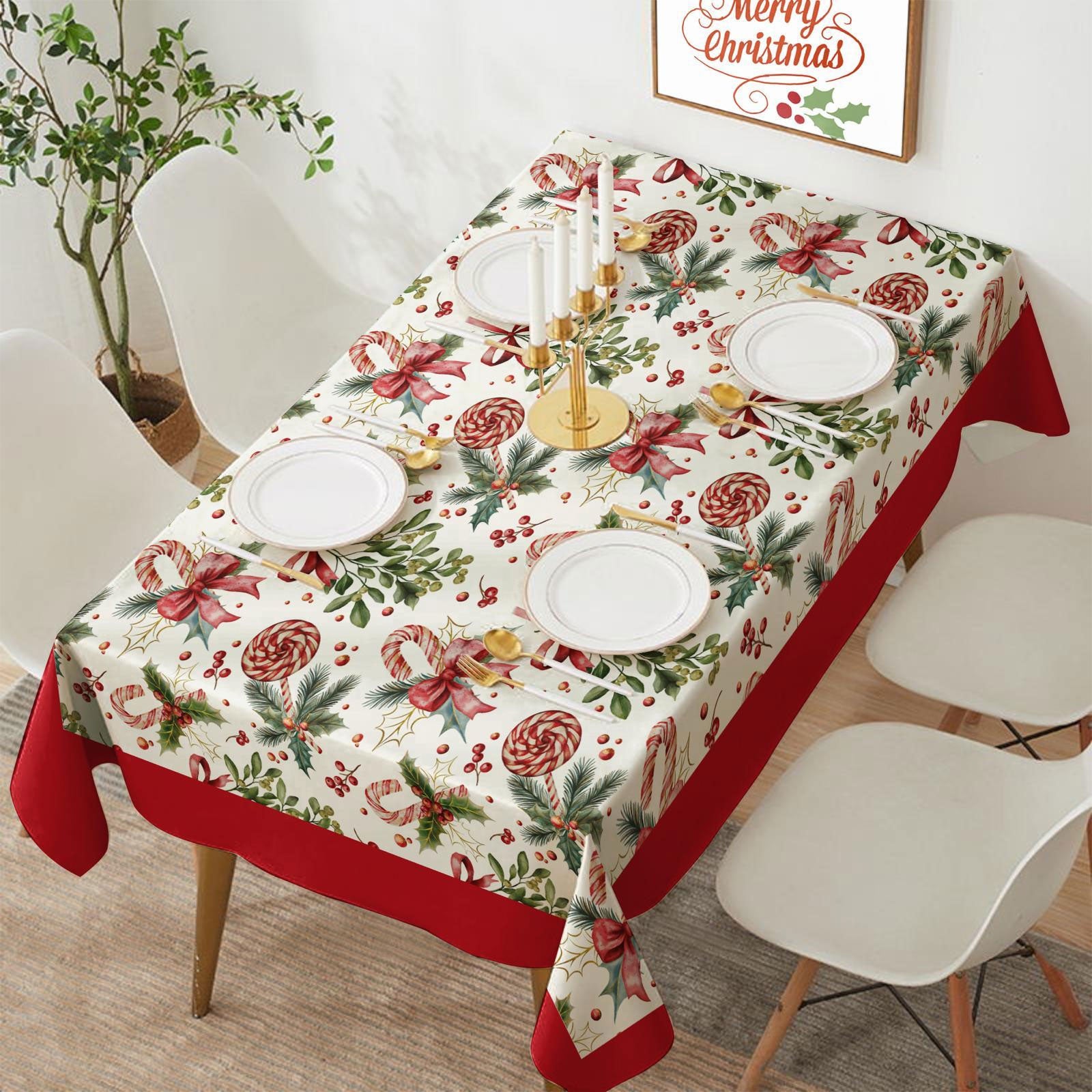 Tovaglia stampata natalizia Biancheria Christmas Dis 1 Tov Neith