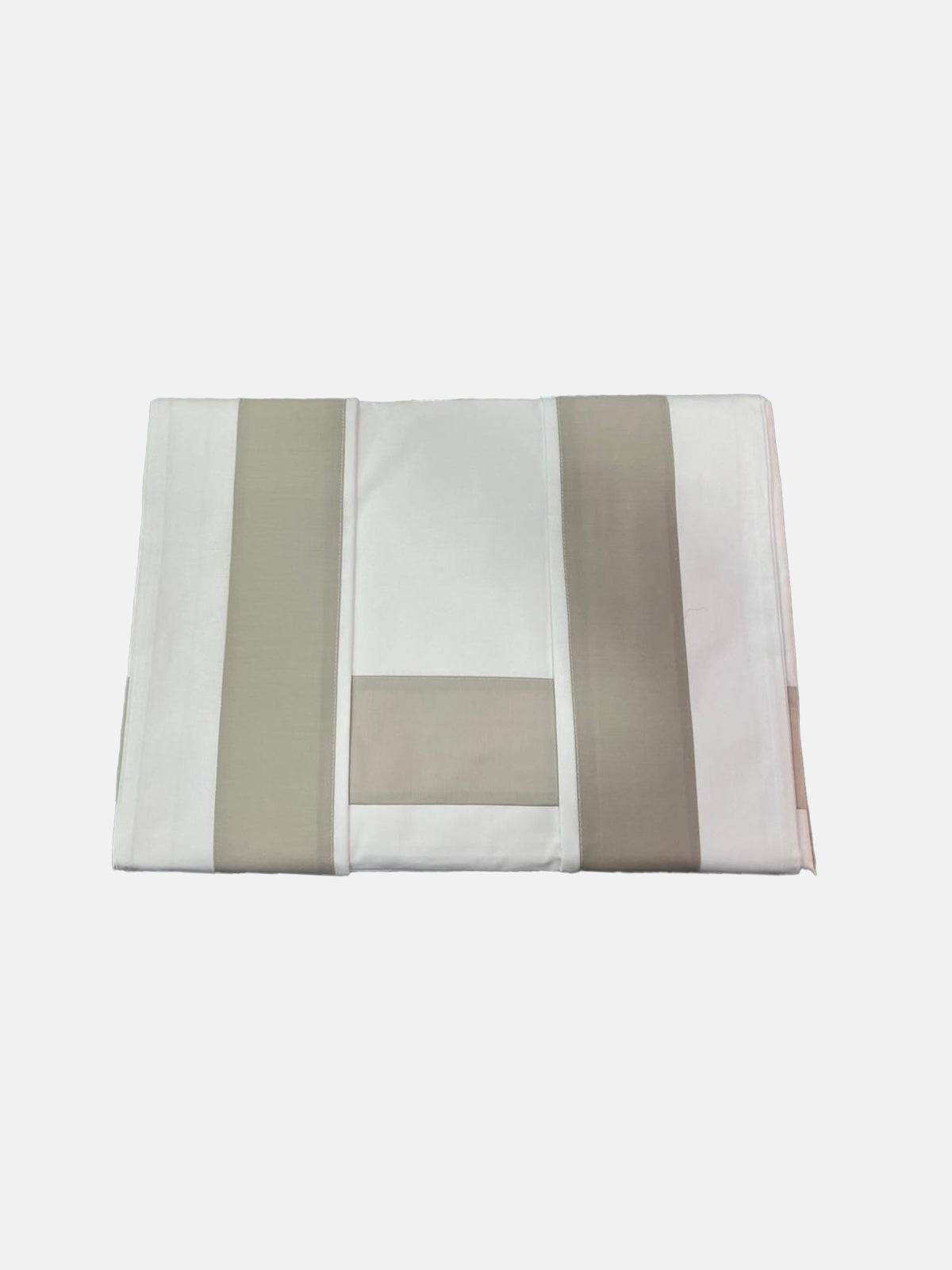 Lenzuola Bicolore Biancheria Time cpl Rebecca Home - evabiancheria