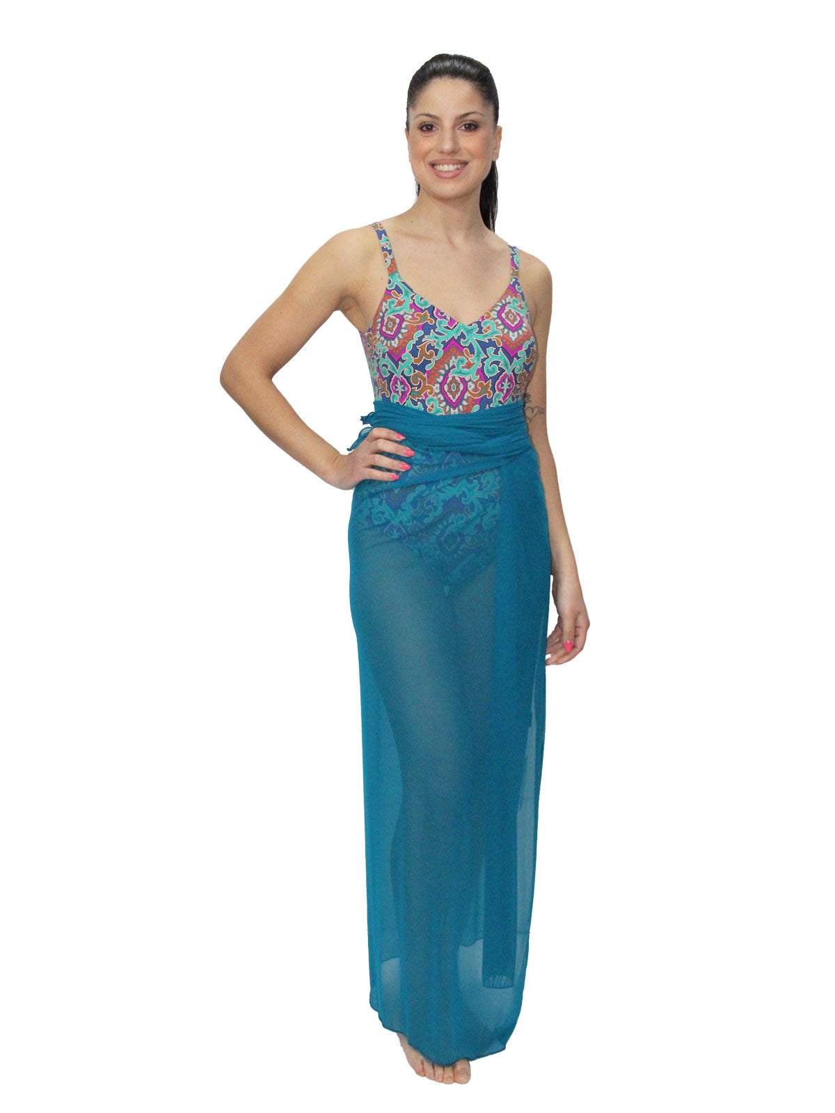 pareo Pareo foulard Donna H257 Huitre