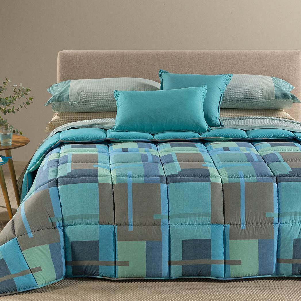 Trapunta Stampato Biancheria Lennox Trap Caleffi - evabiancheria