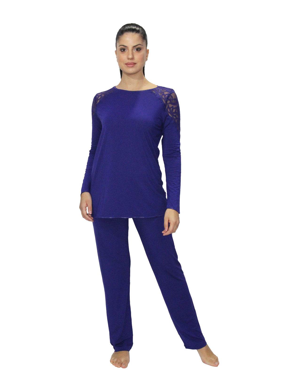 Pigiama Giro collo Donna Hildago Paladini - evabiancheria