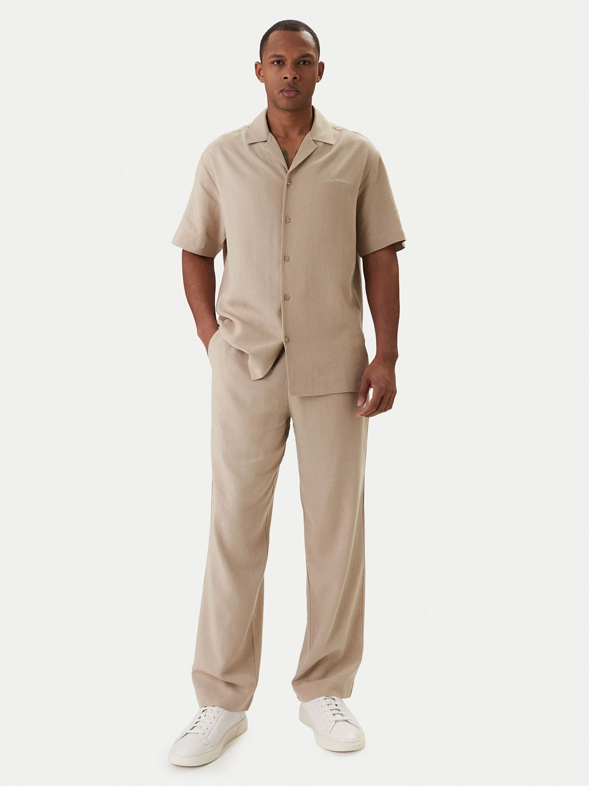 Camicia Manica corta Uomo AF20590 EM000593 Emporio Armani