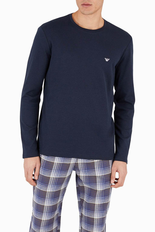 Pigiama Giro collo Uomo 4F576 112135 Emporio Armani - evabiancheria