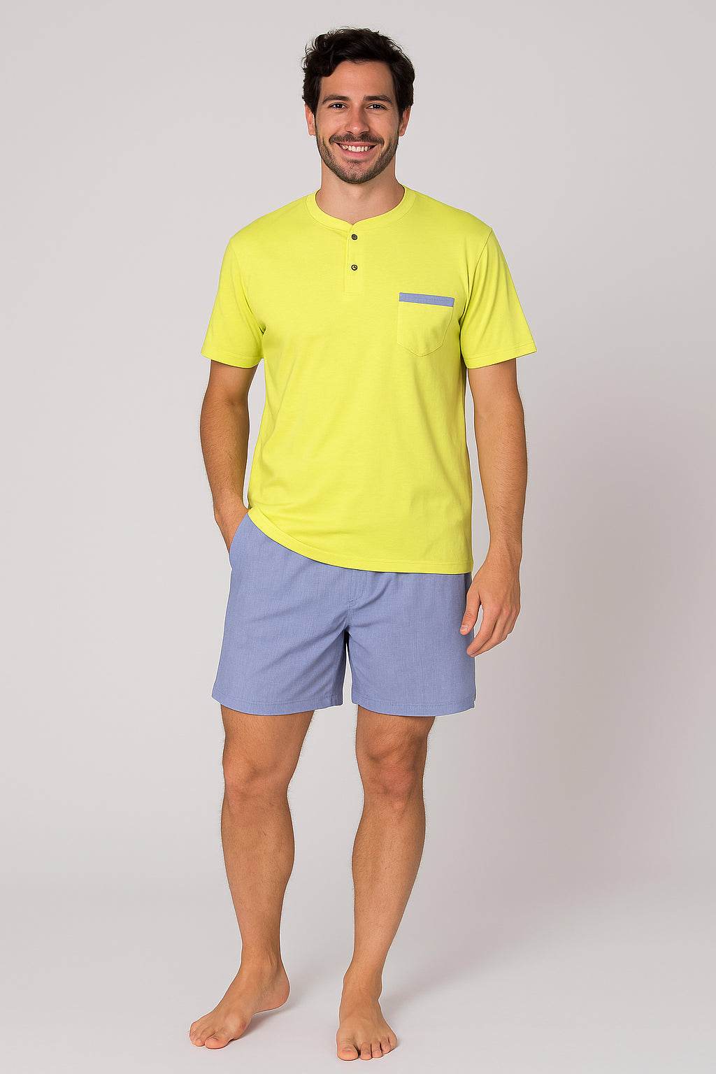 Pigiama corto Uomo Fabio 4910 Ferrucci - evabiancheria