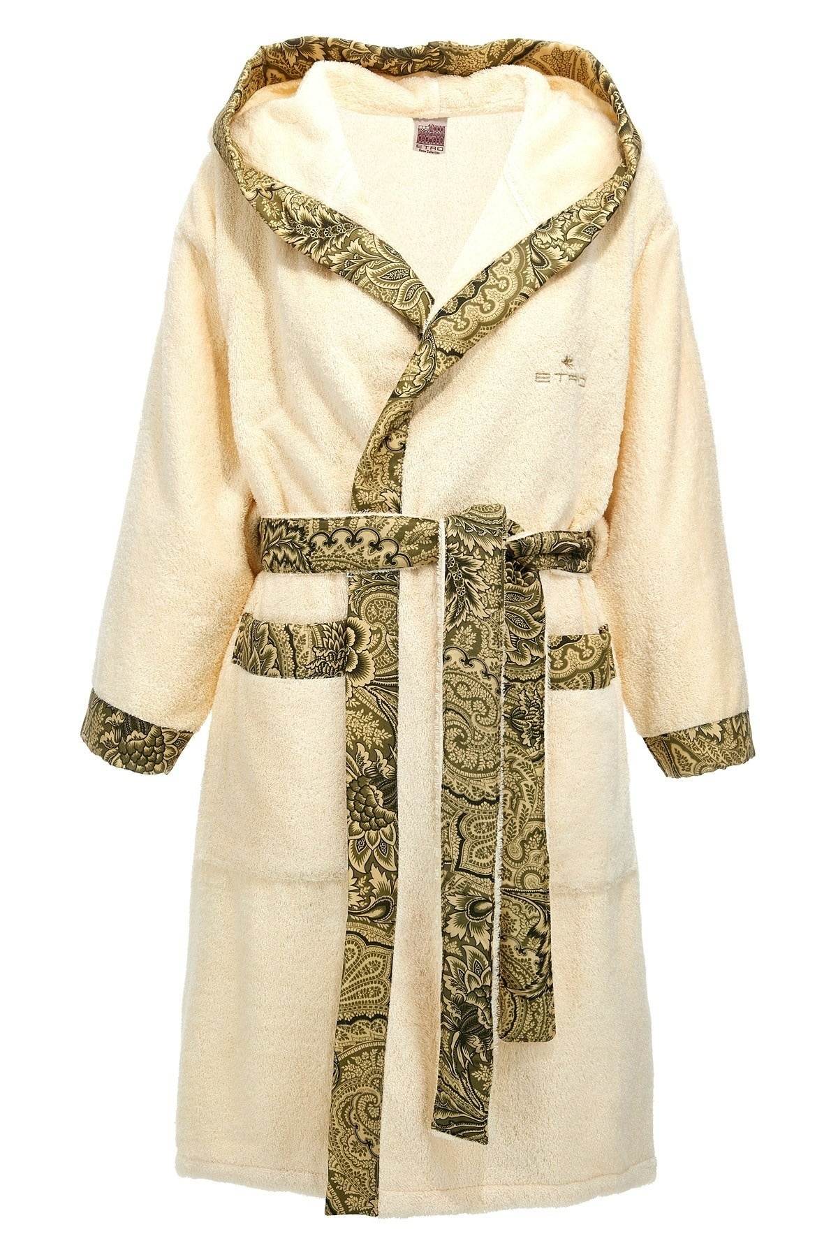 Accappatoio con cappuccio Biancheria Bloom AV531 ACC Etro Home - evabiancheria