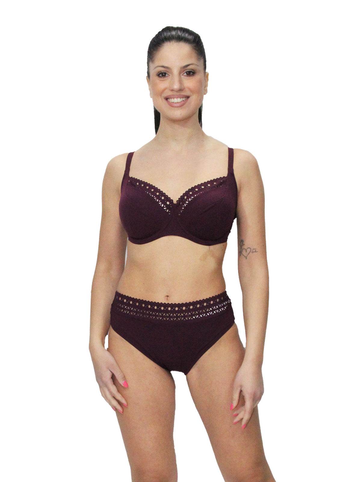 Bikini Sfoderato con ferretto Donna Ajourage Couture ABA3515 ABA0615 Lise Charmel - evabiancheria