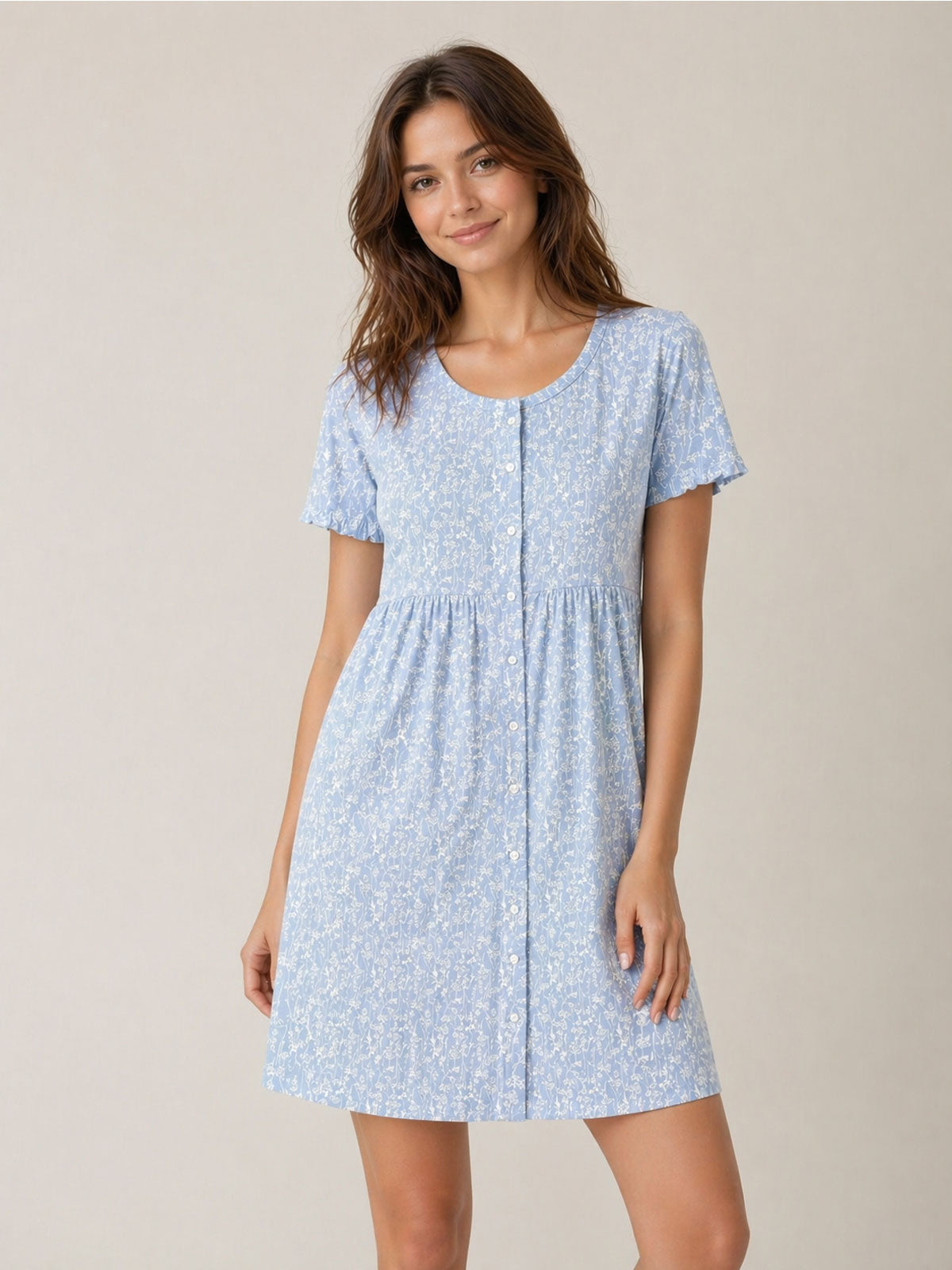 Camicia Manica corta Donna L0EQO AZZ Lovable
