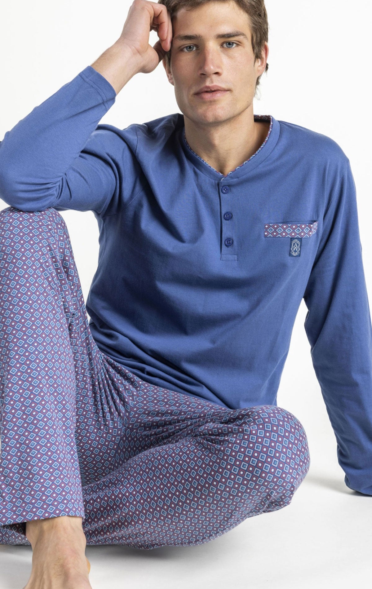 Pigiama Lungo Uomo 64758 Admas