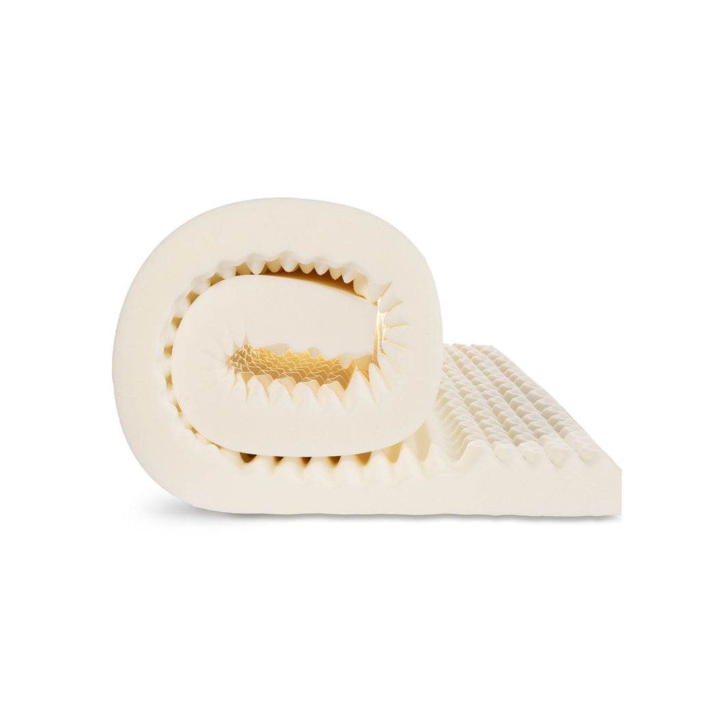 Topper Tinta Unita Biancheria Memory Topper Caleffi - evabiancheria