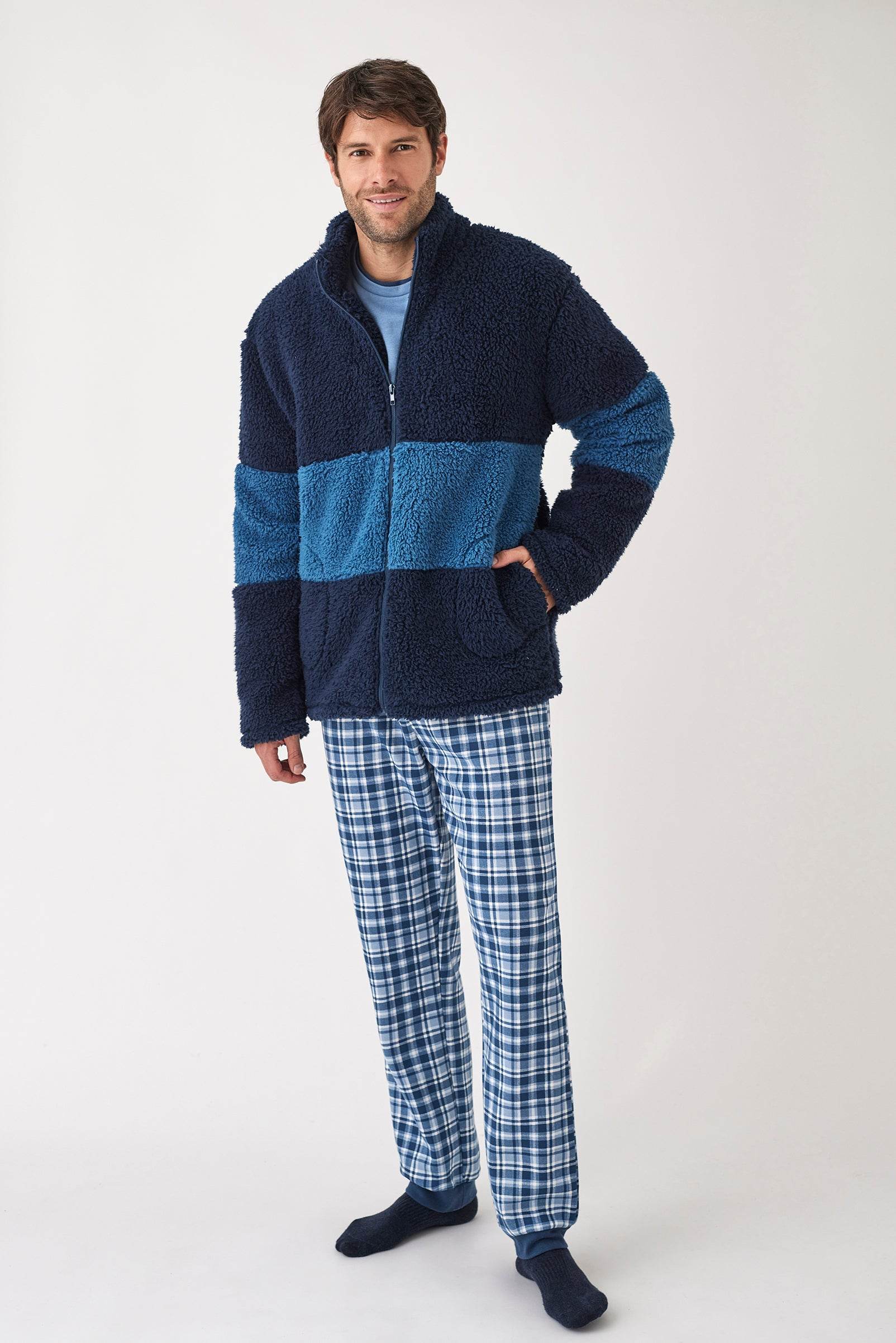 Completo pigiama Pigiama +Giacca Uomo H34643 Promise - evabiancheria