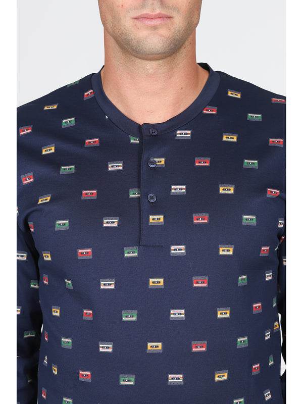 Pigiama Lungo Uomo Saluzzo JAL276 Julipet - evabiancheria