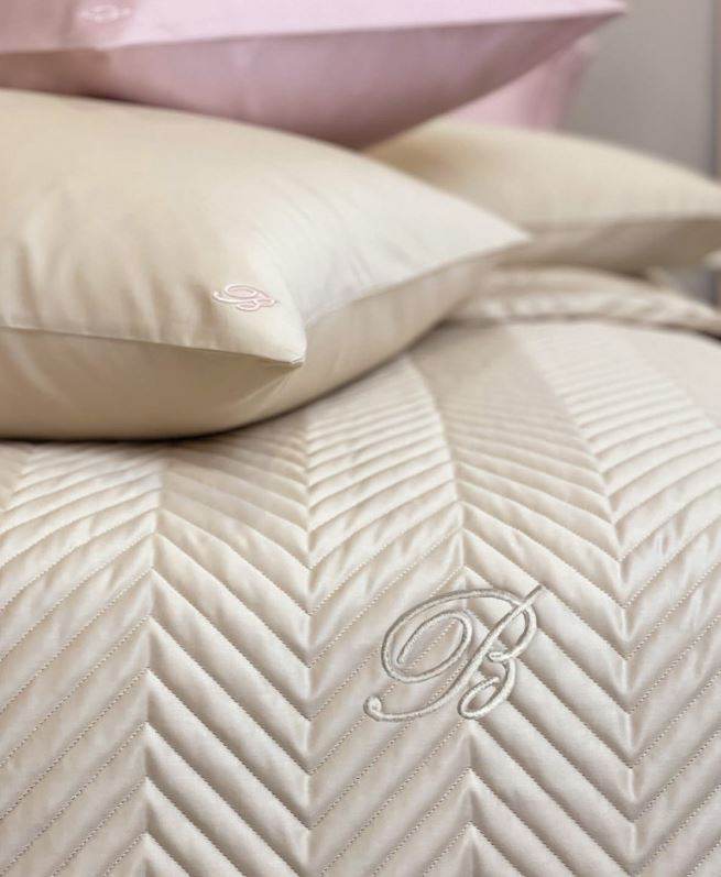 Quilt Tinta Unita Biancheria Stile Quilt Blumarine Home - evabiancheria