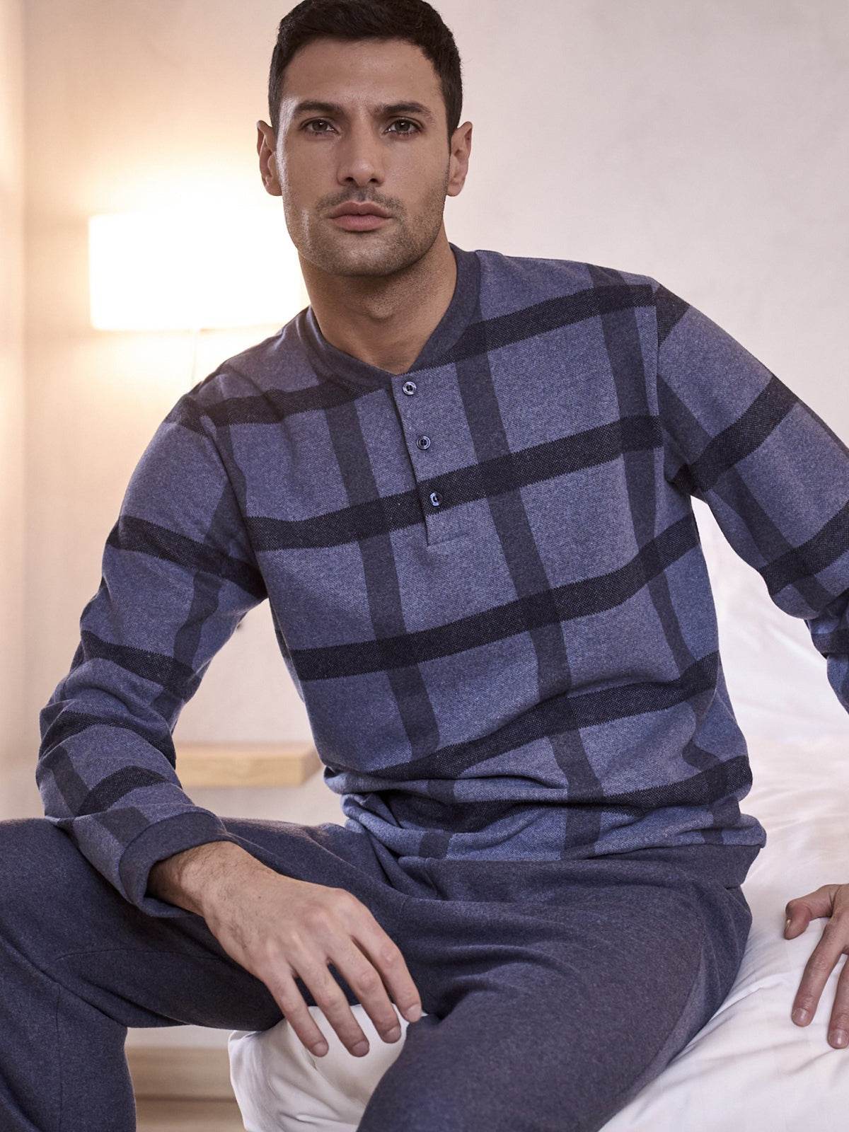 Pigiama Serafino Uomo Ghemme JAL251 Julipet - evabiancheria