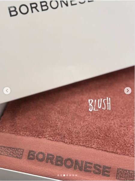 Telo bagno 100x150 Biancheria Lounge OP Telo Borbonese