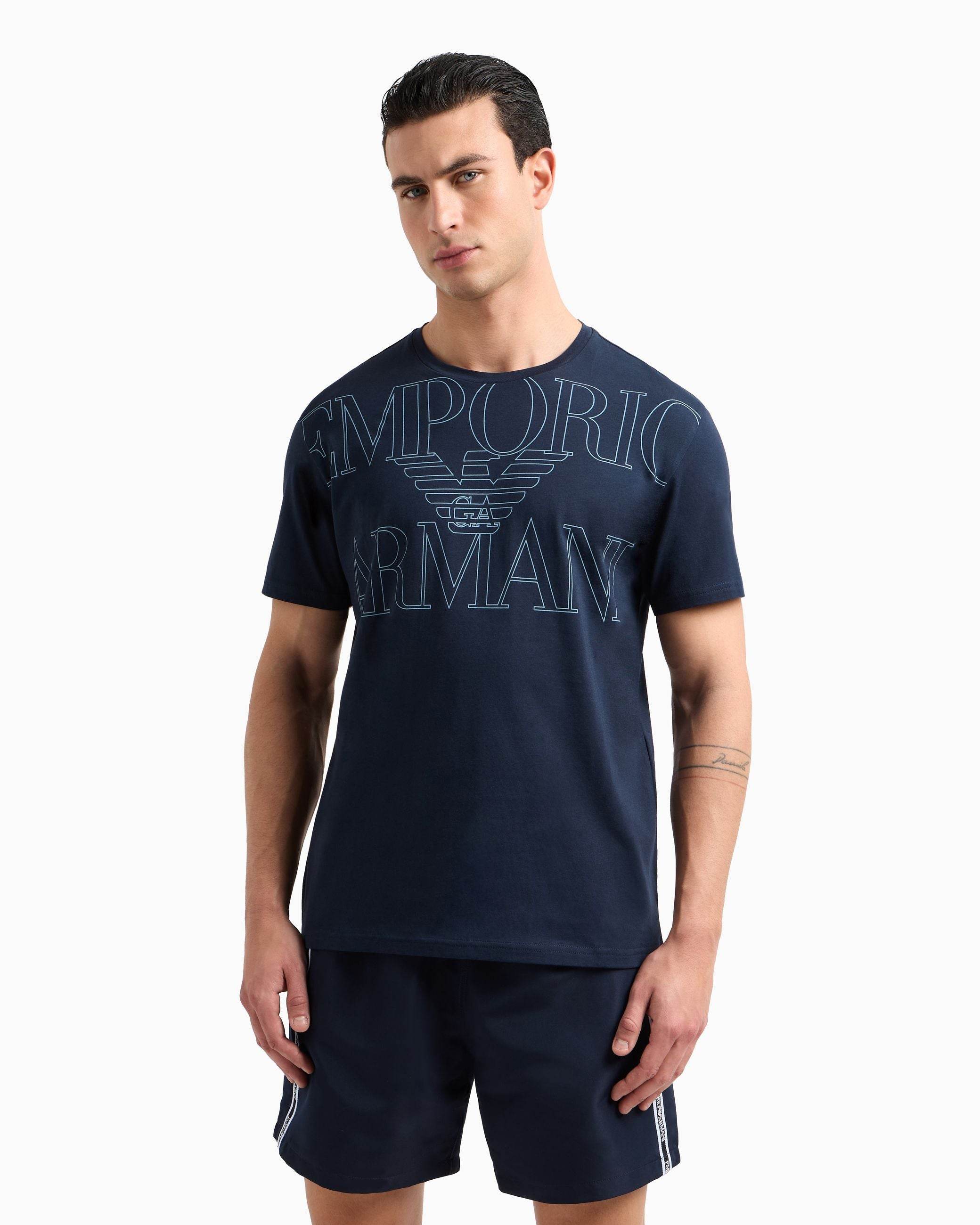 T-shirt Manica corta Uomo AF12326 EM000574 Emporio Armani - evabiancheria