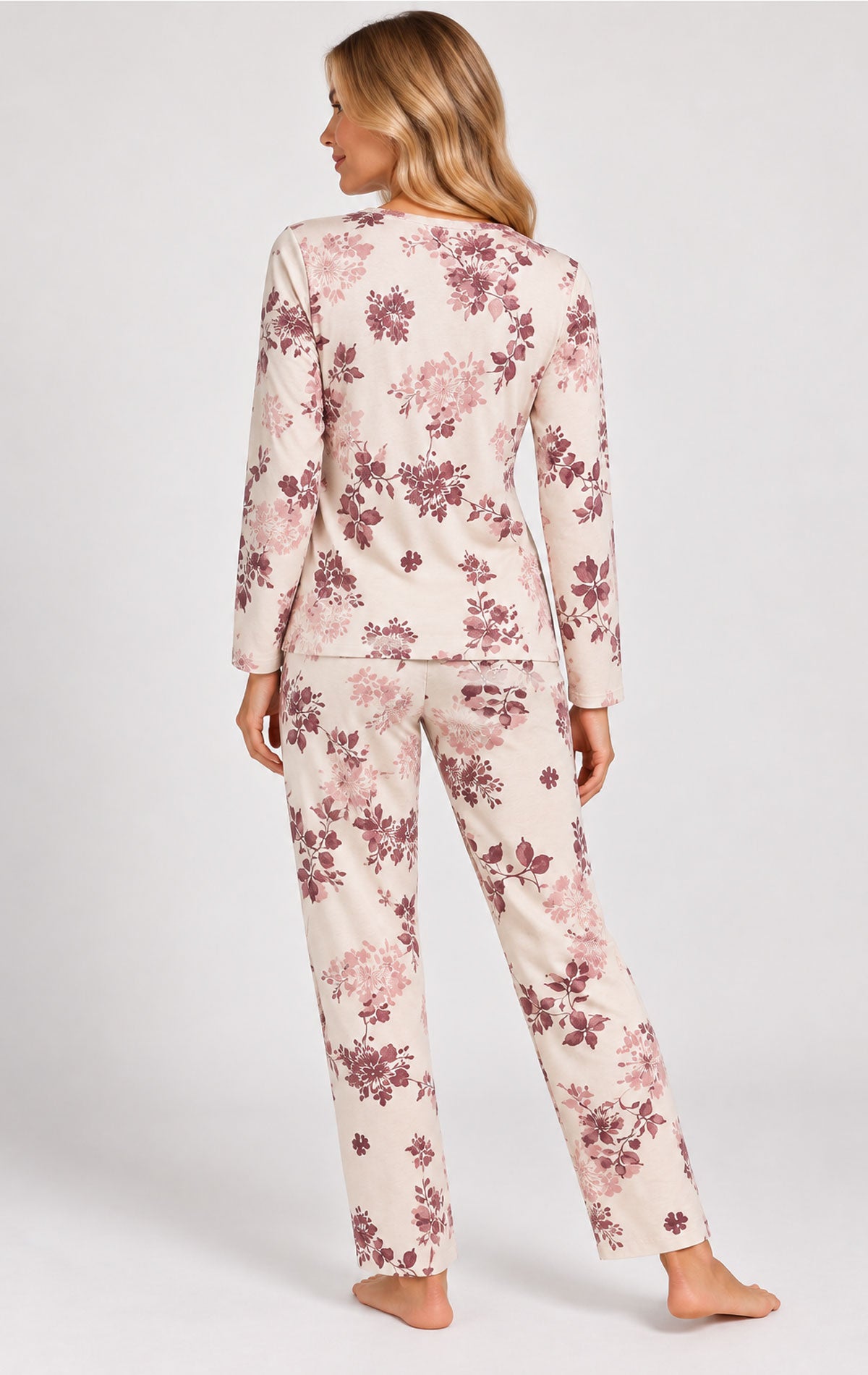 Pigiama Serafino Donna I2710 Fida
