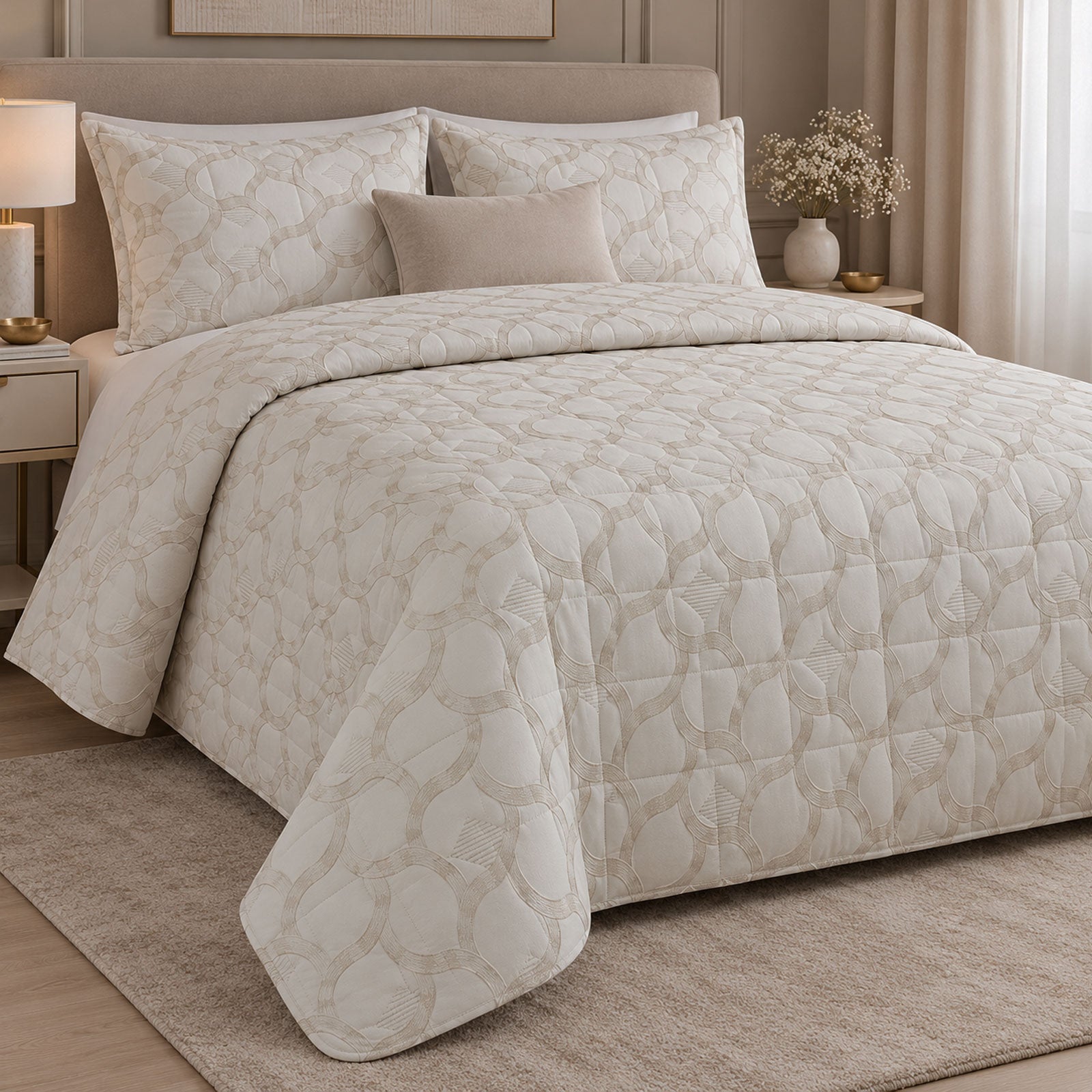 Trapunta jacquard Biancheria Lisa Trap Daylight