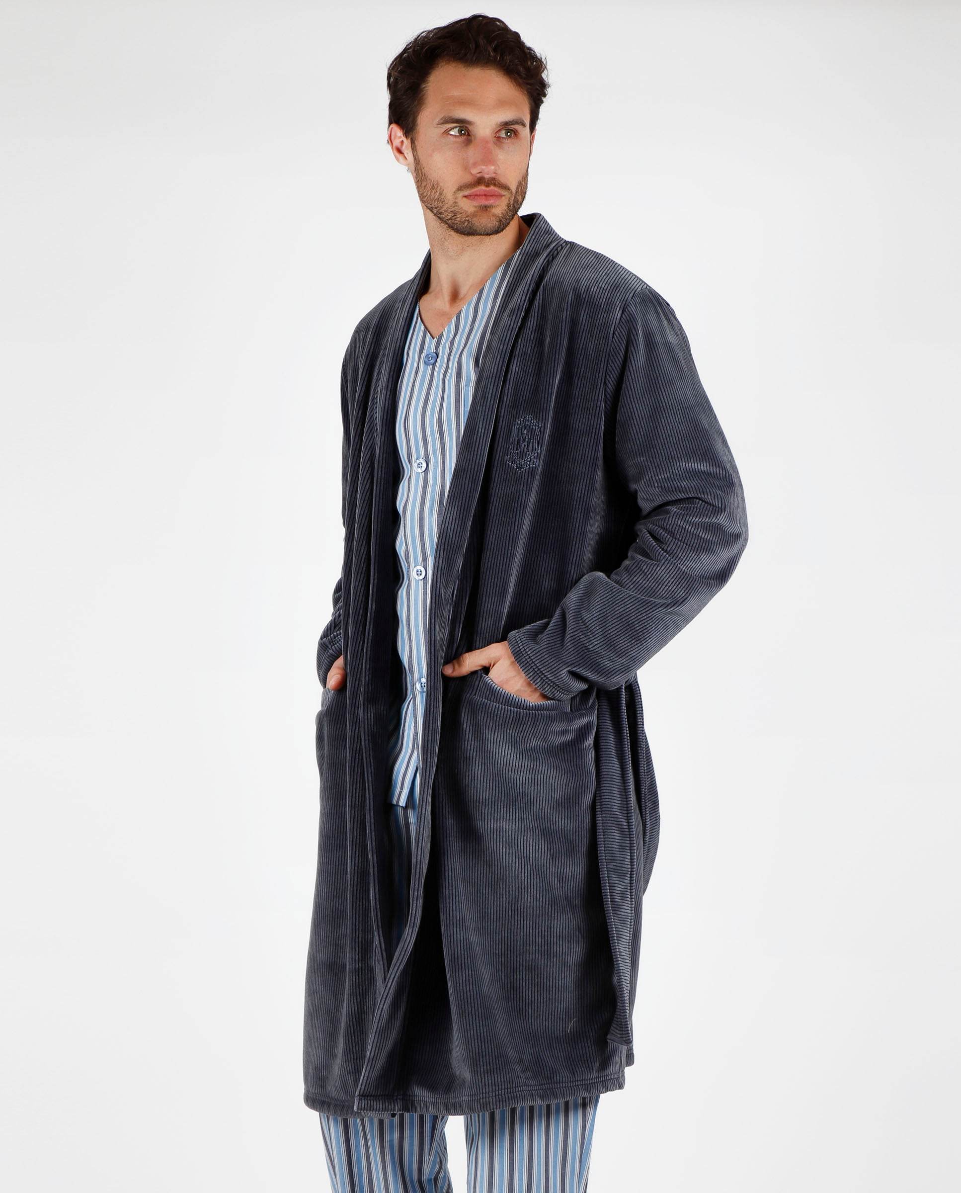 Vestaglia Incrocio Uomo 57527 Admas - evabiancheria